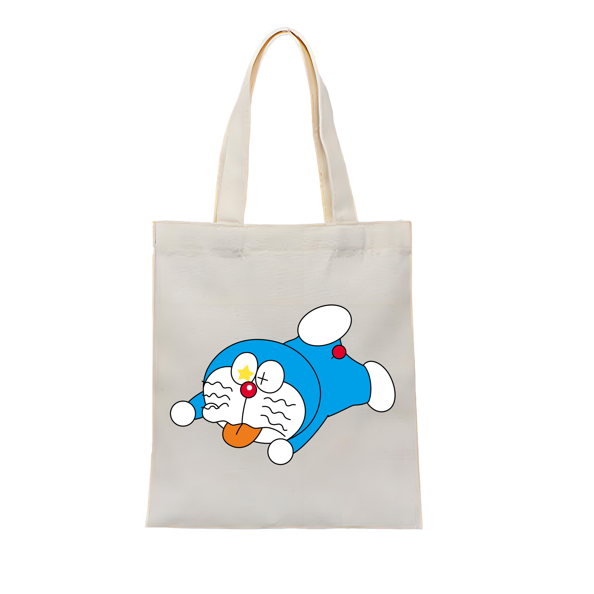 （画像用） ドラえもん Doraemon 縦型キャンバス生地手提げバッグ　トートバッグ