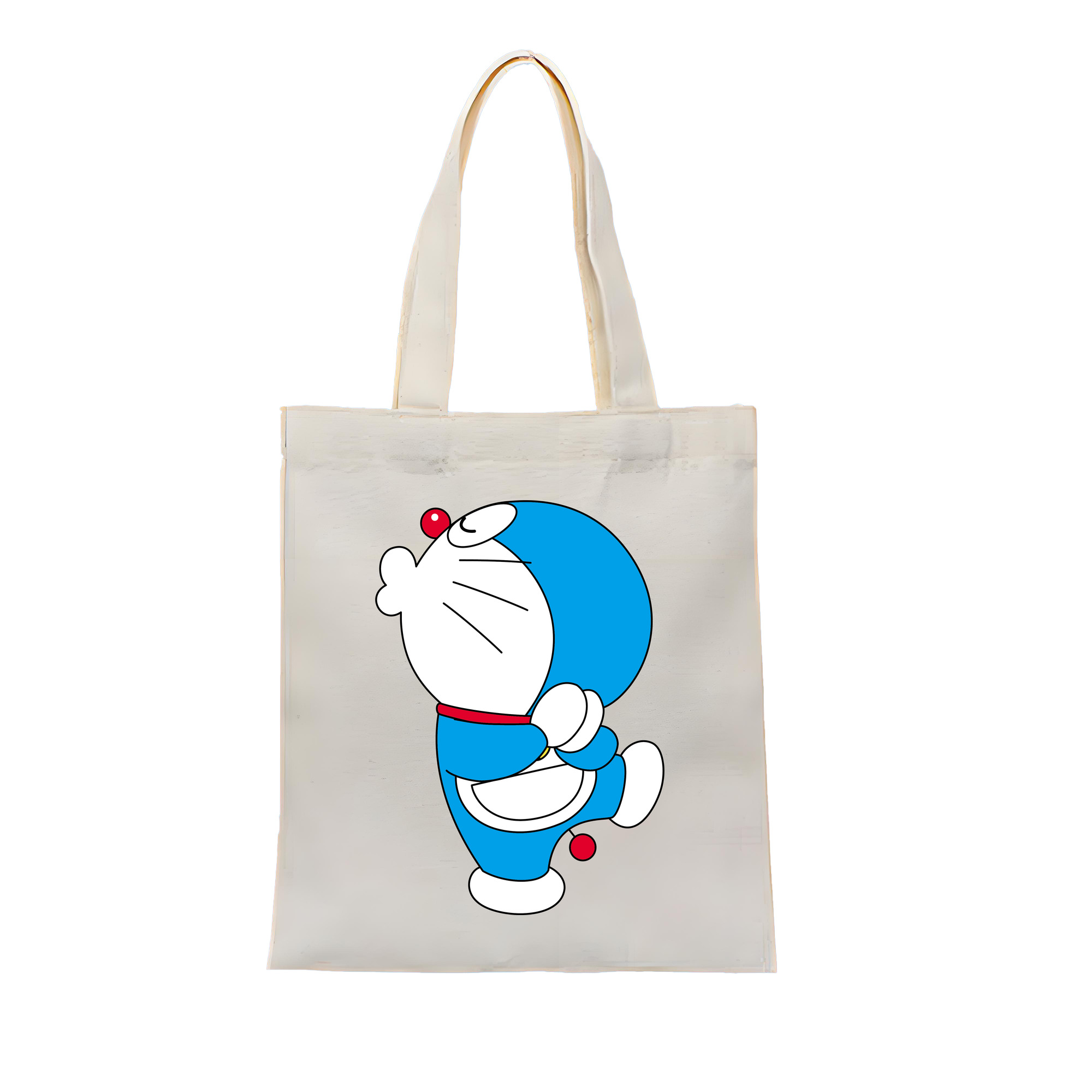 （画像用） ドラえもん Doraemon 縦型キャンバス生地手提げバッグ　トートバッグ
