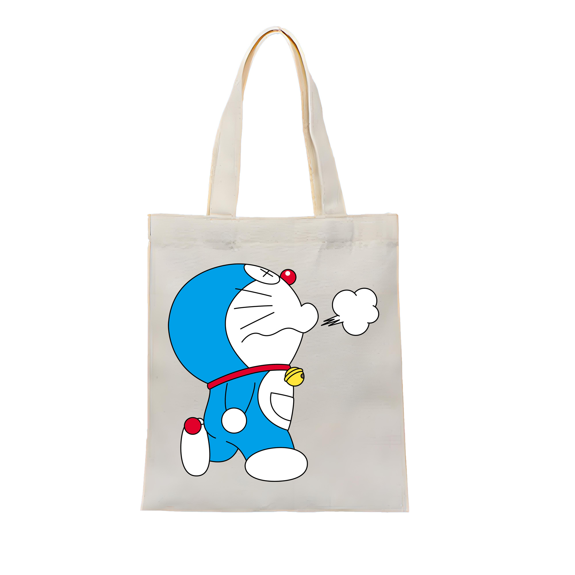 （画像用） ドラえもん Doraemon 縦型キャンバス生地手提げバッグ　トートバッグ