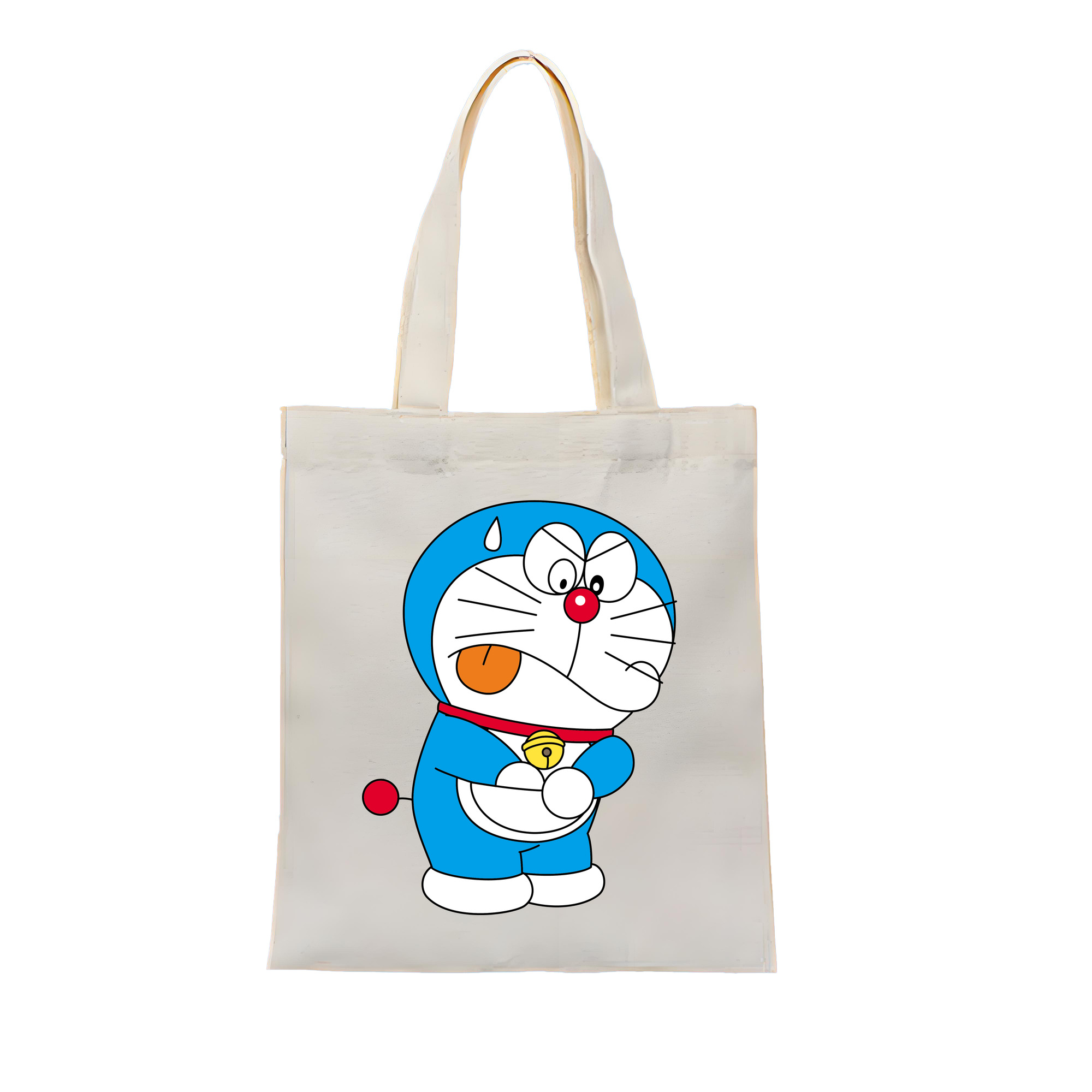 （画像用） ドラえもん Doraemon 縦型キャンバス生地手提げバッグ　トートバッグ