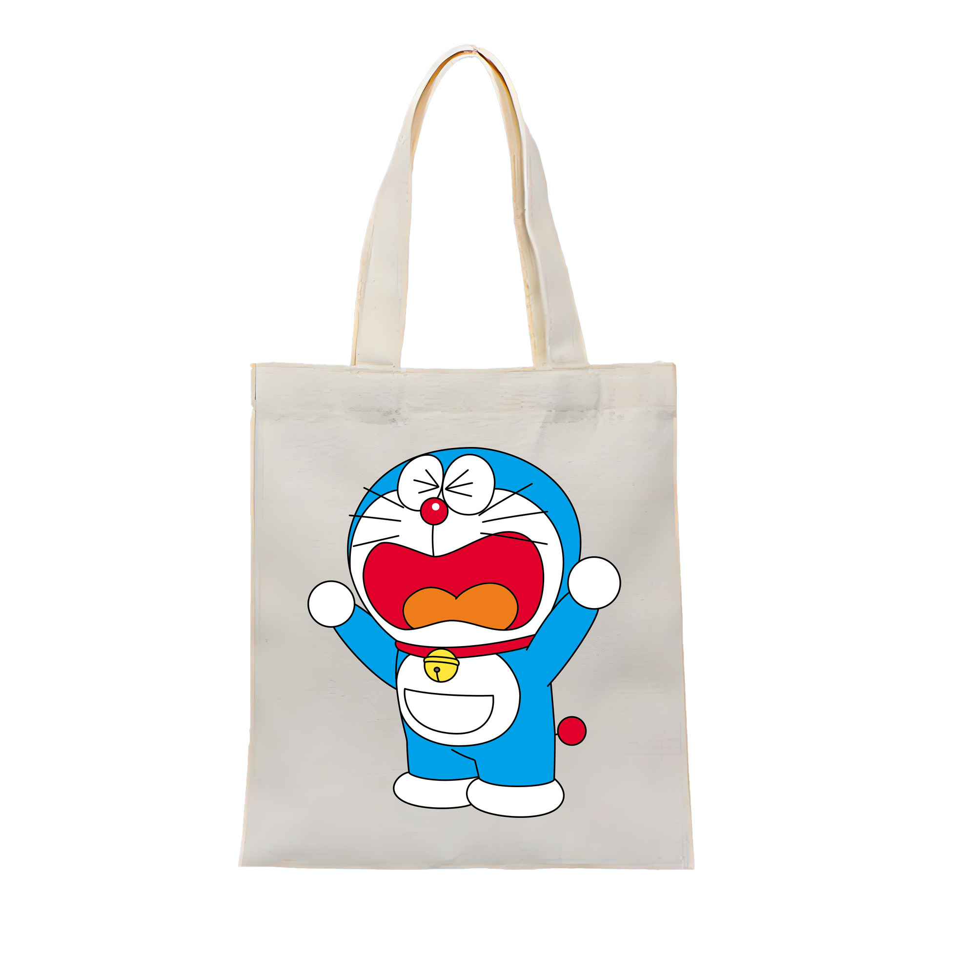 （画像用） ドラえもん Doraemon 縦型キャンバス生地手提げバッグ　トートバッグ