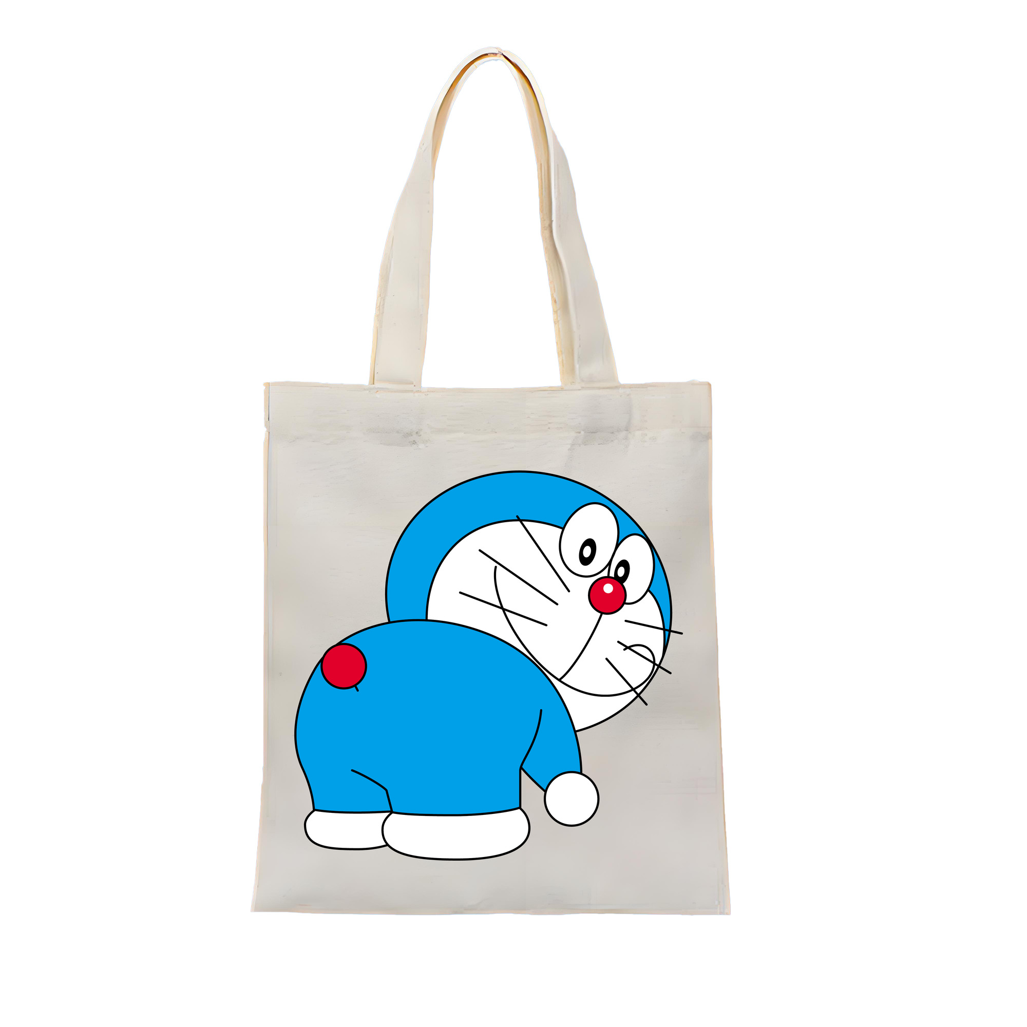 （画像用） ドラえもん Doraemon 縦型キャンバス生地手提げバッグ　トートバッグ