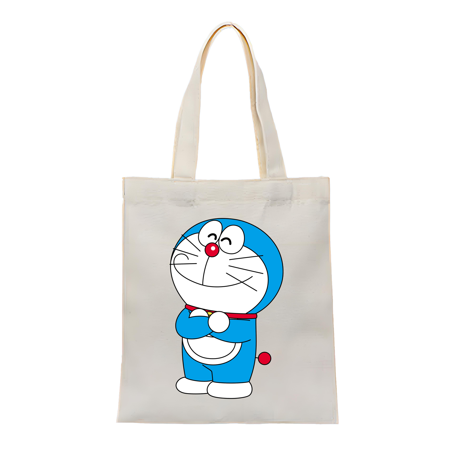 （画像用） ドラえもん Doraemon 縦型キャンバス生地手提げバッグ　トートバッグ