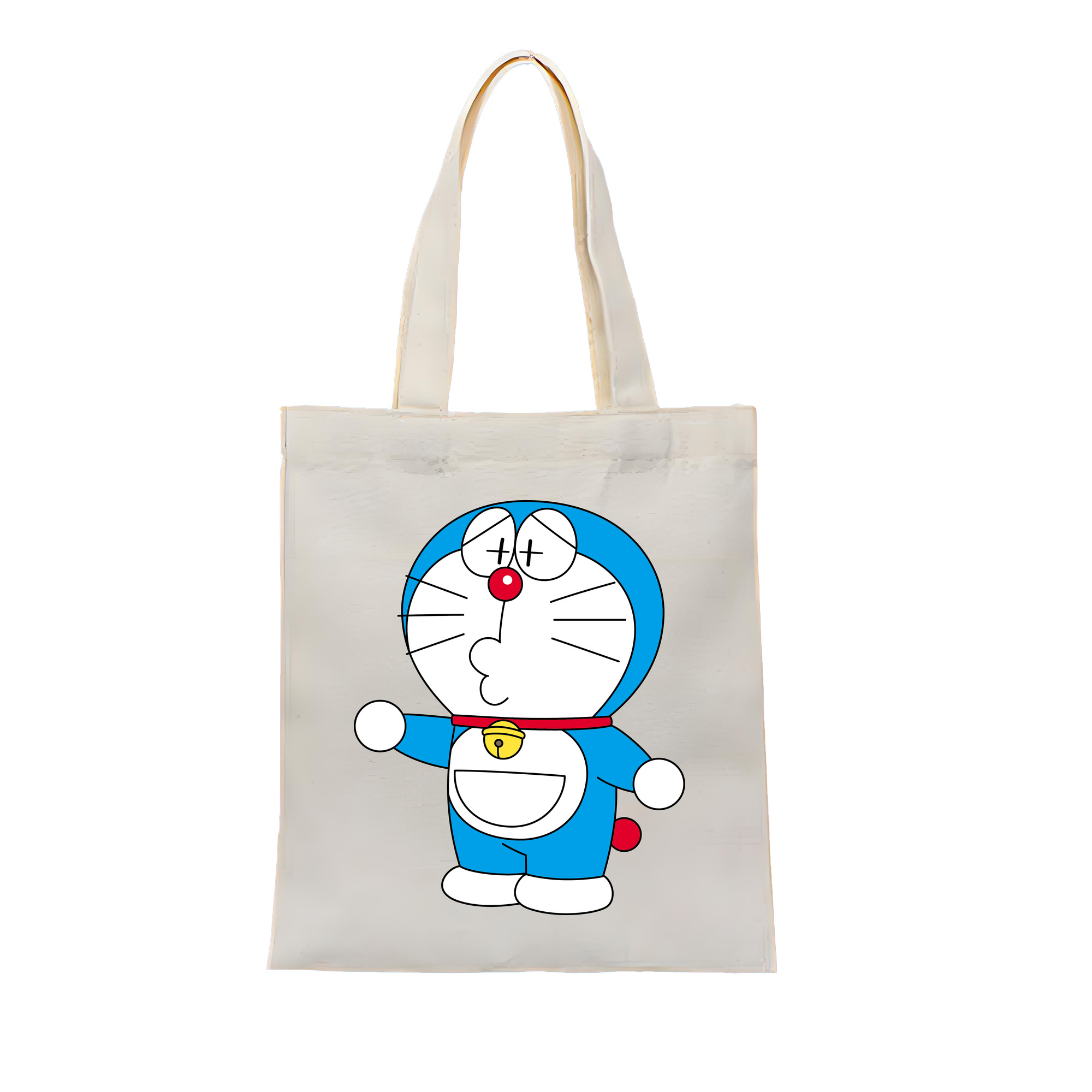（画像用） ドラえもん Doraemon 縦型キャンバス生地手提げバッグ　トートバッグ
