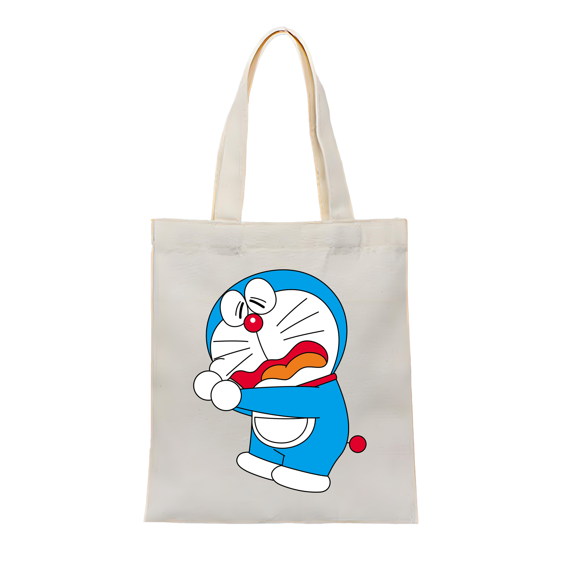 （画像用） ドラえもん Doraemon 縦型キャンバス生地手提げバッグ　トートバッグ