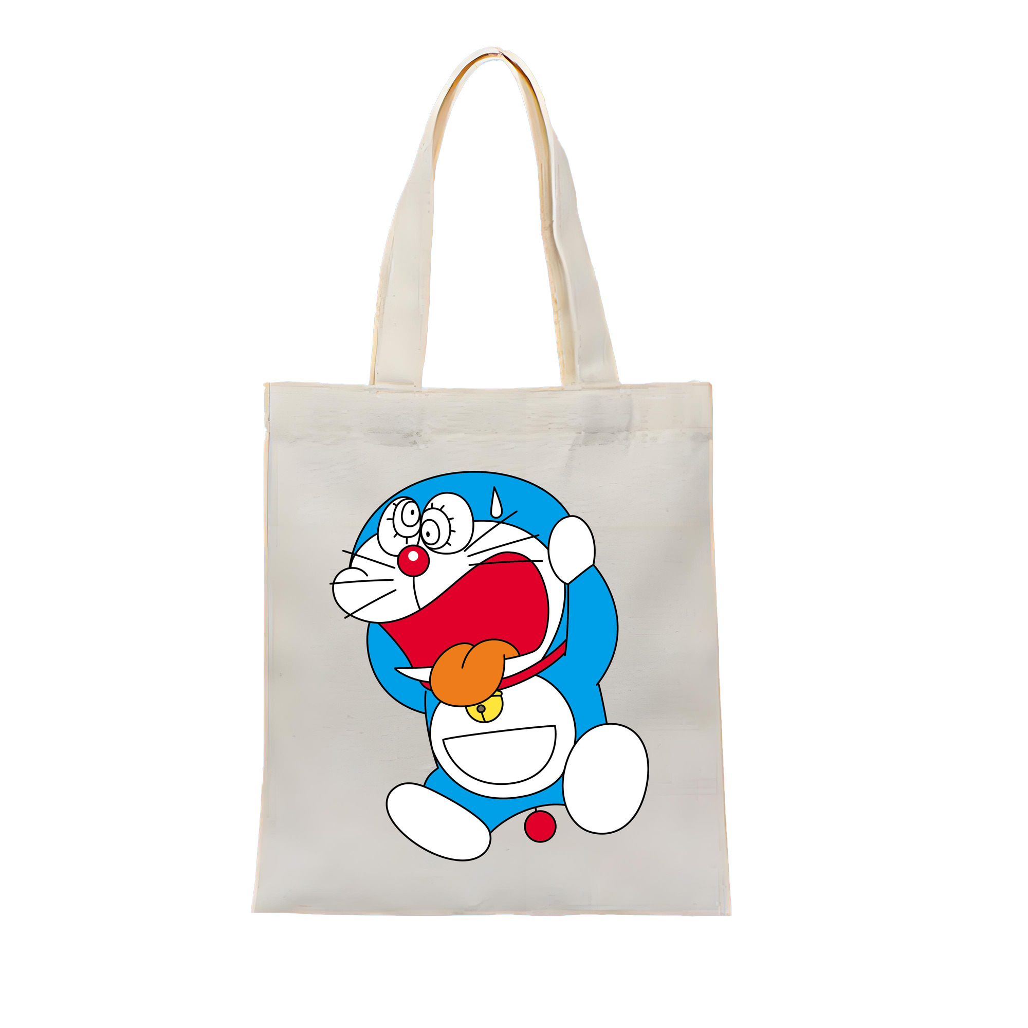 （画像用） ドラえもん Doraemon 縦型キャンバス生地手提げバッグ　トートバッグ