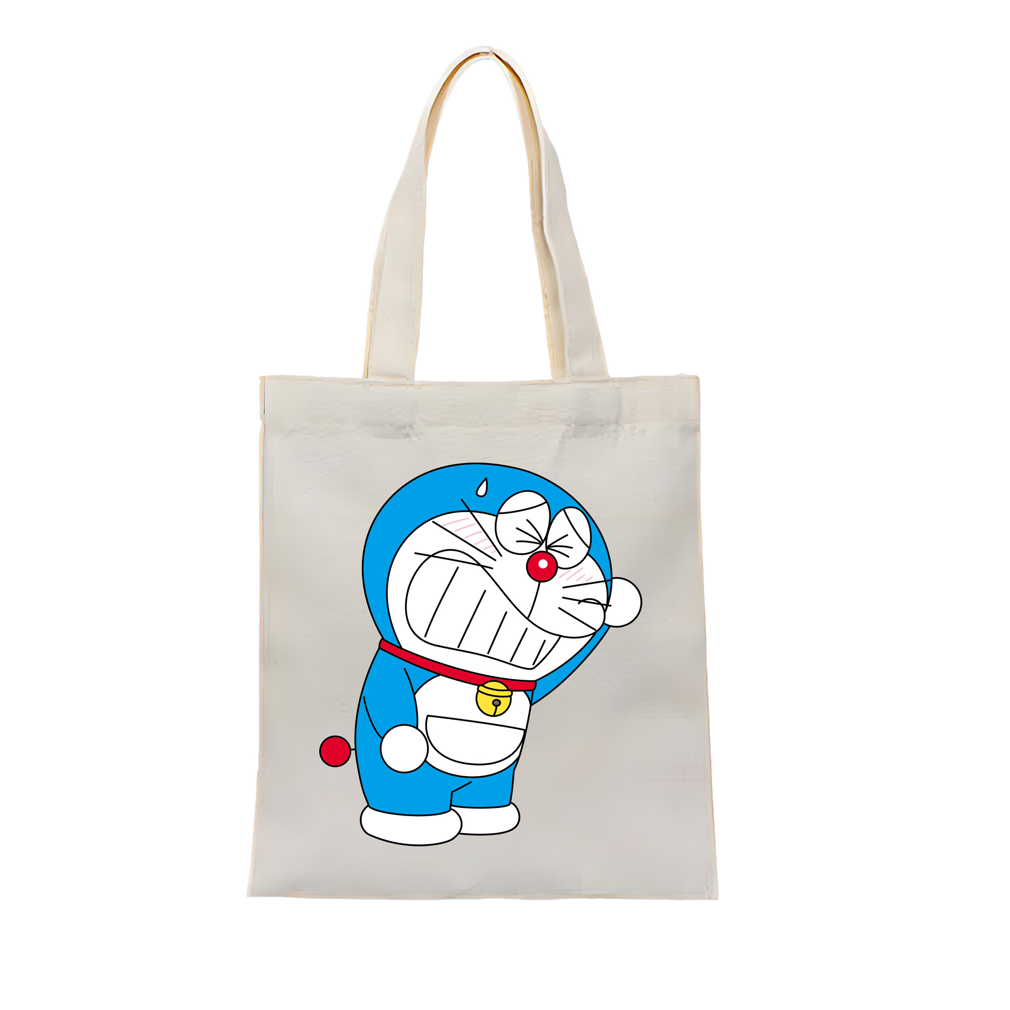 （画像用） ドラえもん Doraemon 縦型キャンバス生地手提げバッグ　トートバッグ