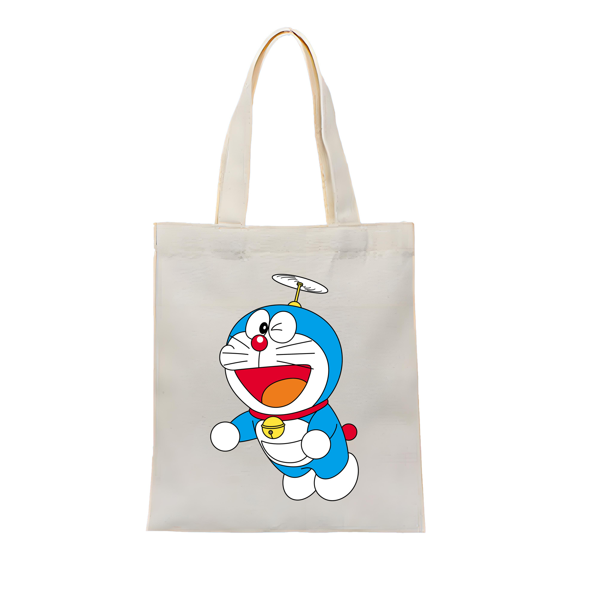 （画像用） ドラえもん Doraemon 縦型キャンバス生地手提げバッグ　トートバッグ