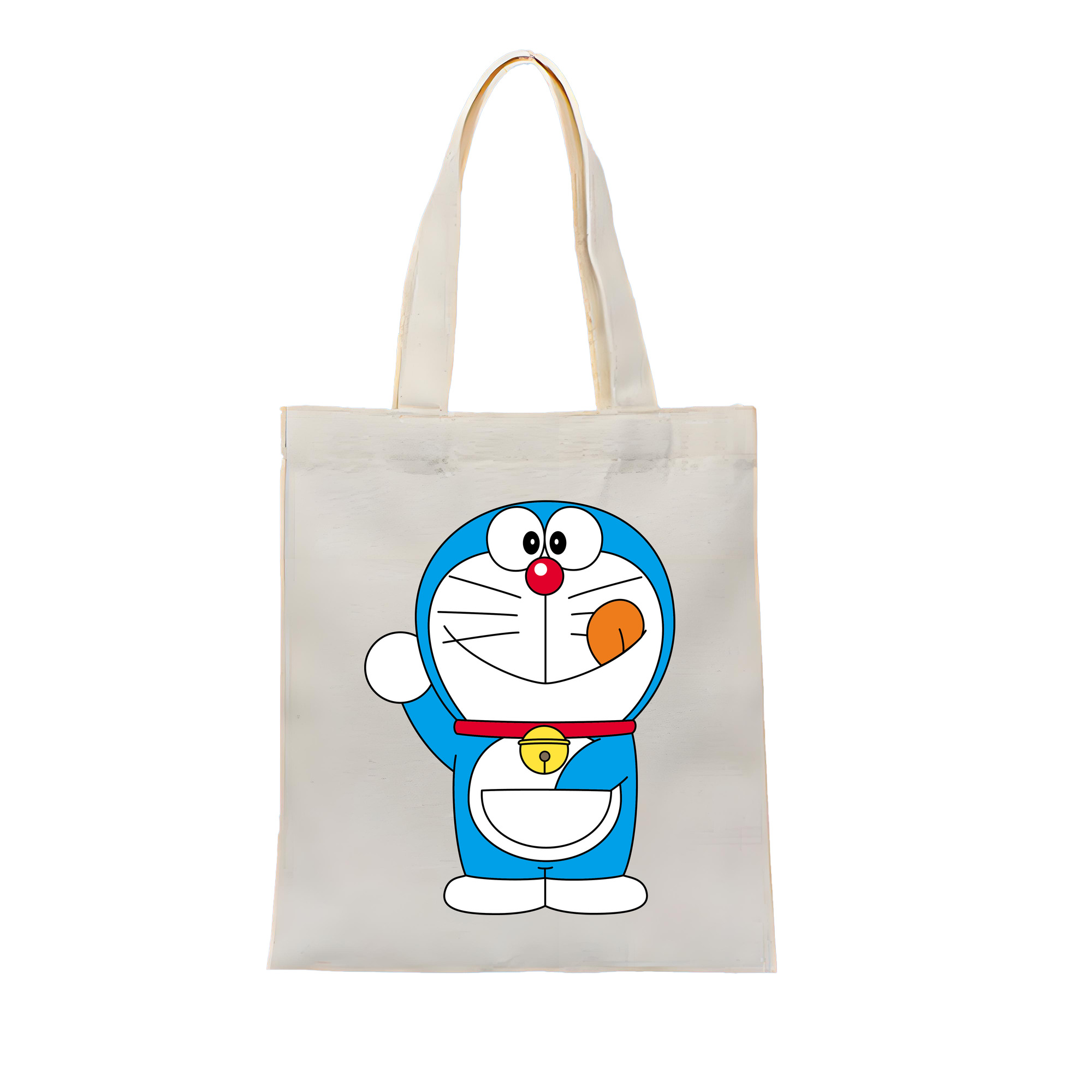 （画像用） ドラえもん Doraemon 縦型キャンバス生地手提げバッグ　トートバッグ