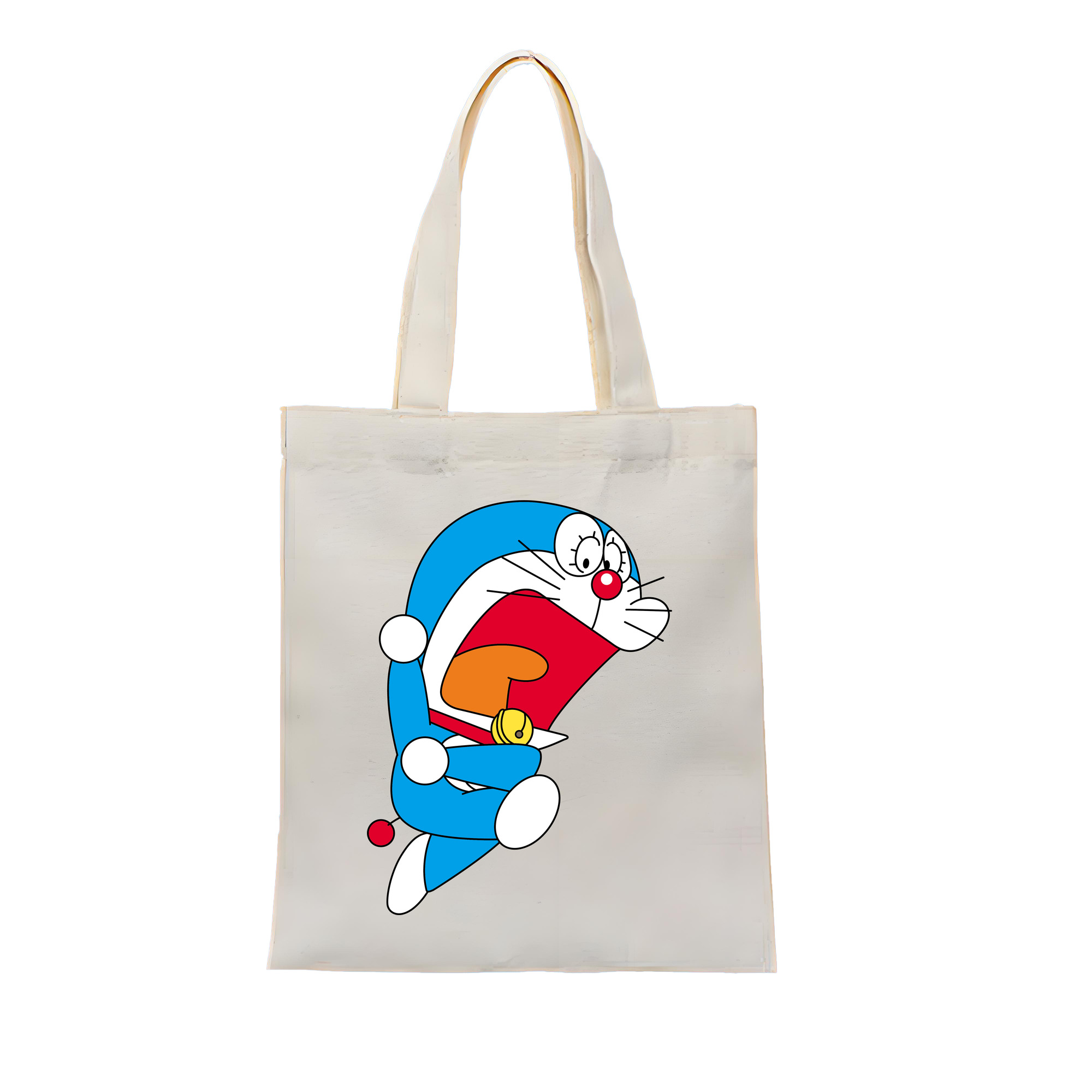 （画像用） ドラえもん Doraemon 縦型キャンバス生地手提げバッグ　トートバッグ