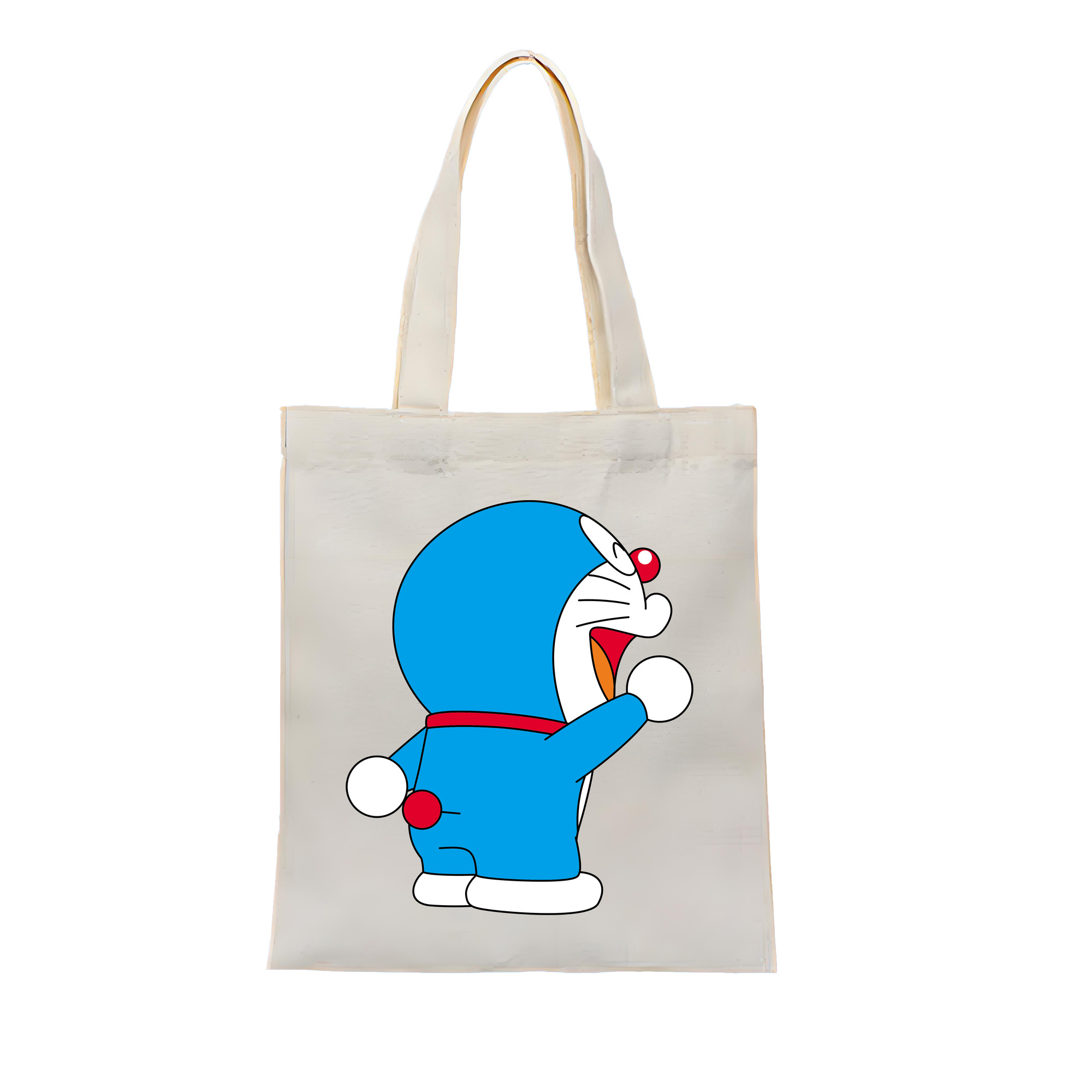 （画像用） ドラえもん Doraemon 縦型キャンバス生地手提げバッグ　トートバッグ