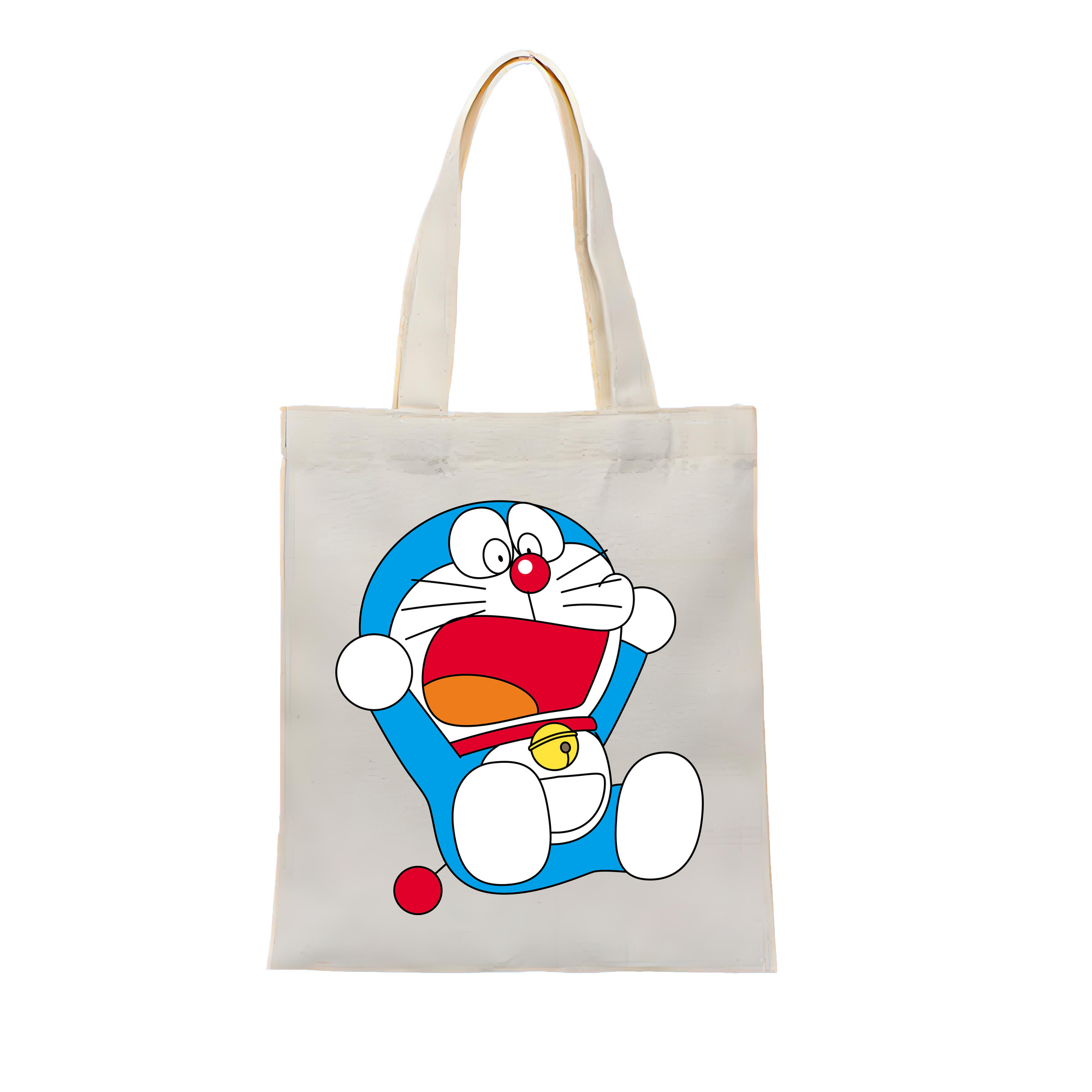 （画像用） ドラえもん Doraemon 縦型キャンバス生地手提げバッグ　トートバッグ