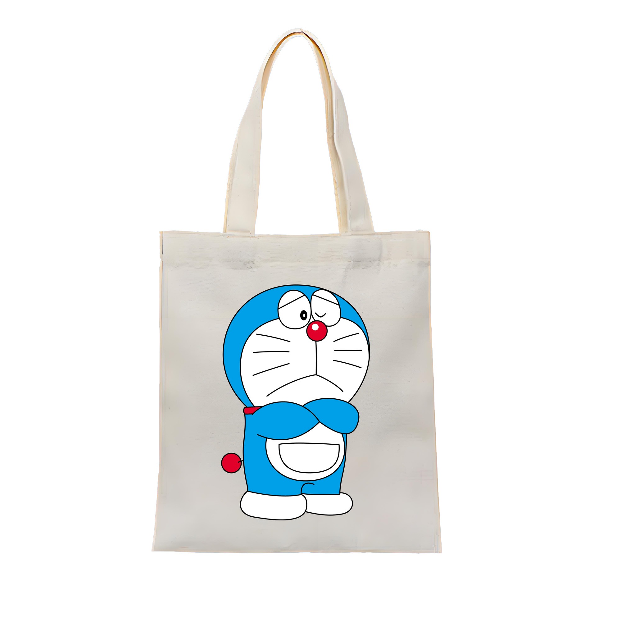 （画像用） ドラえもん Doraemon 縦型キャンバス生地手提げバッグ　トートバッグ