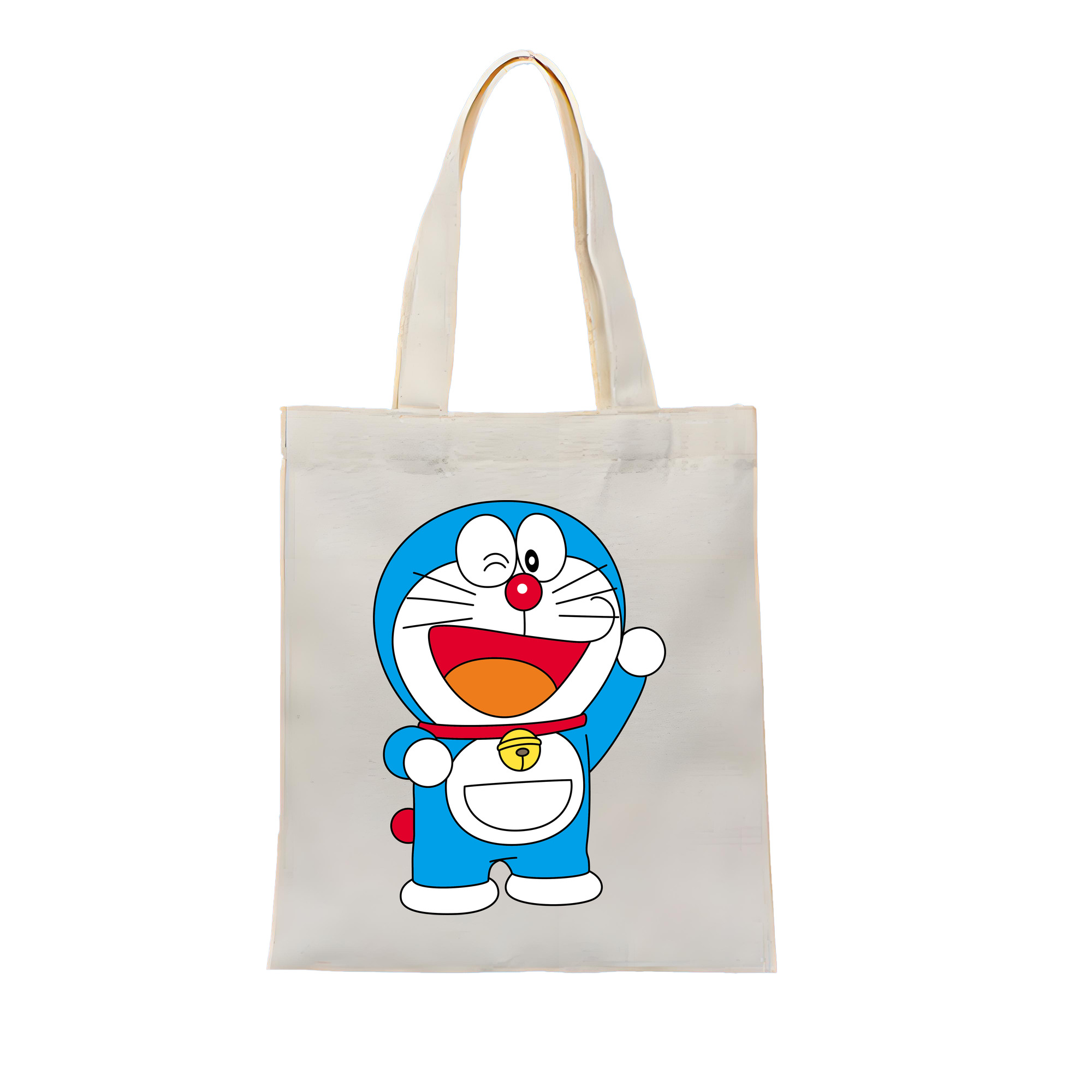 （画像用） ドラえもん Doraemon 縦型キャンバス生地手提げバッグ　トートバッグ