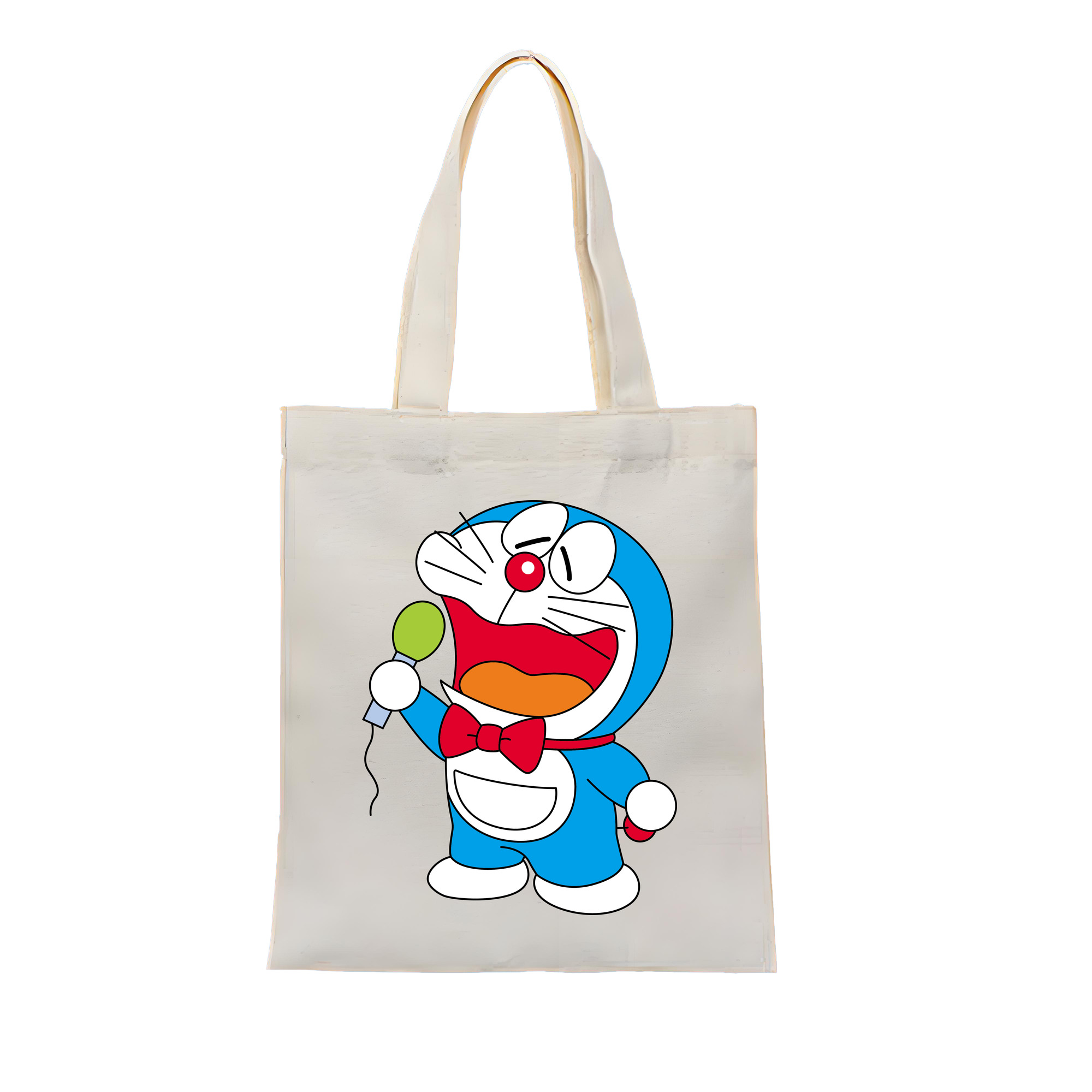 （画像用） ドラえもん Doraemon 縦型キャンバス生地手提げバッグ　トートバッグ