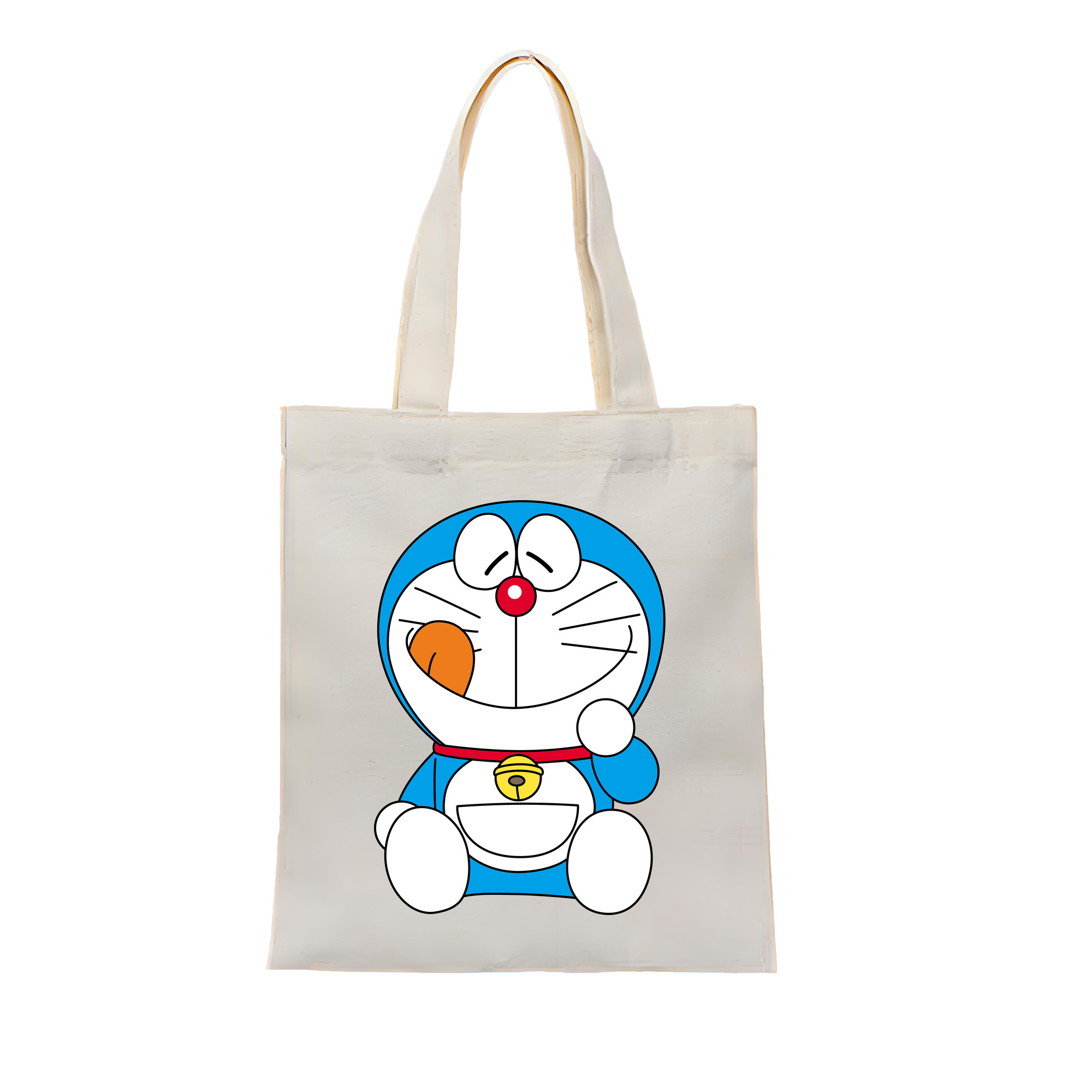 （画像用） ドラえもん Doraemon 縦型キャンバス生地手提げバッグ　トートバッグ
