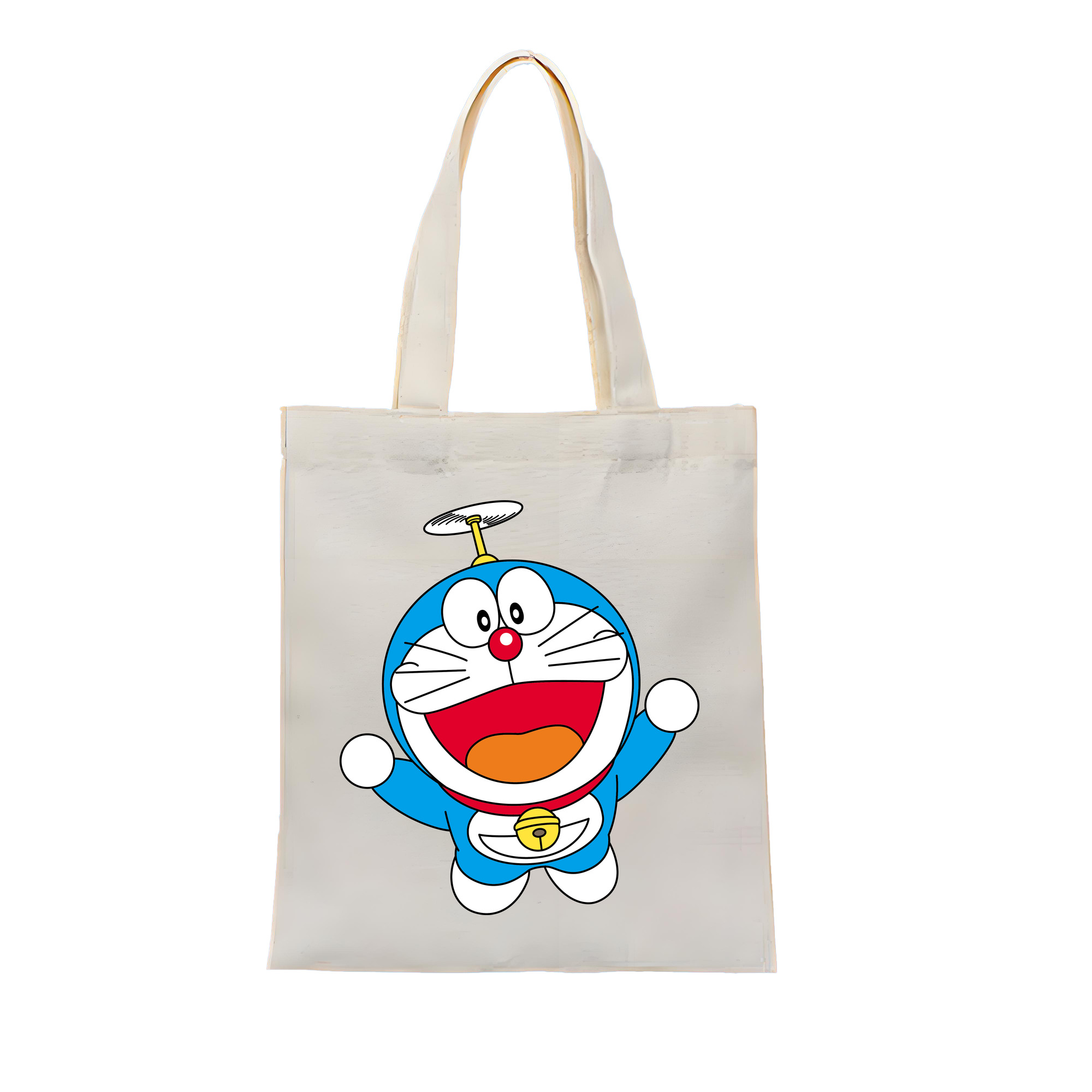 （画像用） ドラえもん Doraemon 縦型キャンバス生地手提げバッグ　トートバッグ