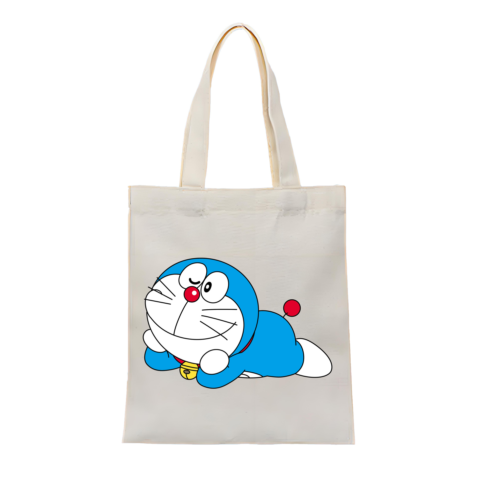 （画像用） ドラえもん Doraemon 縦型キャンバス生地手提げバッグ　トートバッグ