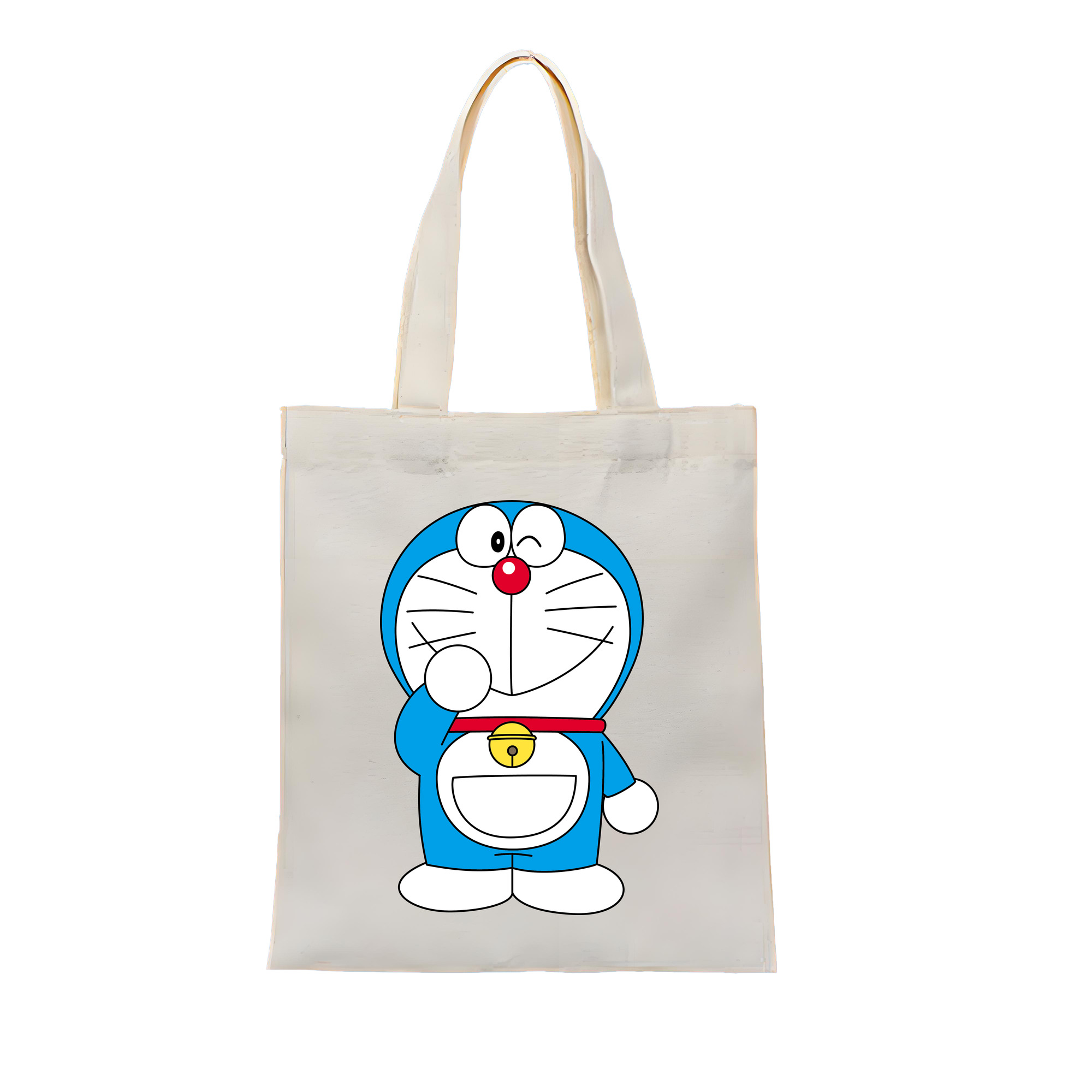 （画像用） ドラえもん Doraemon 縦型キャンバス生地手提げバッグ　トートバッグ