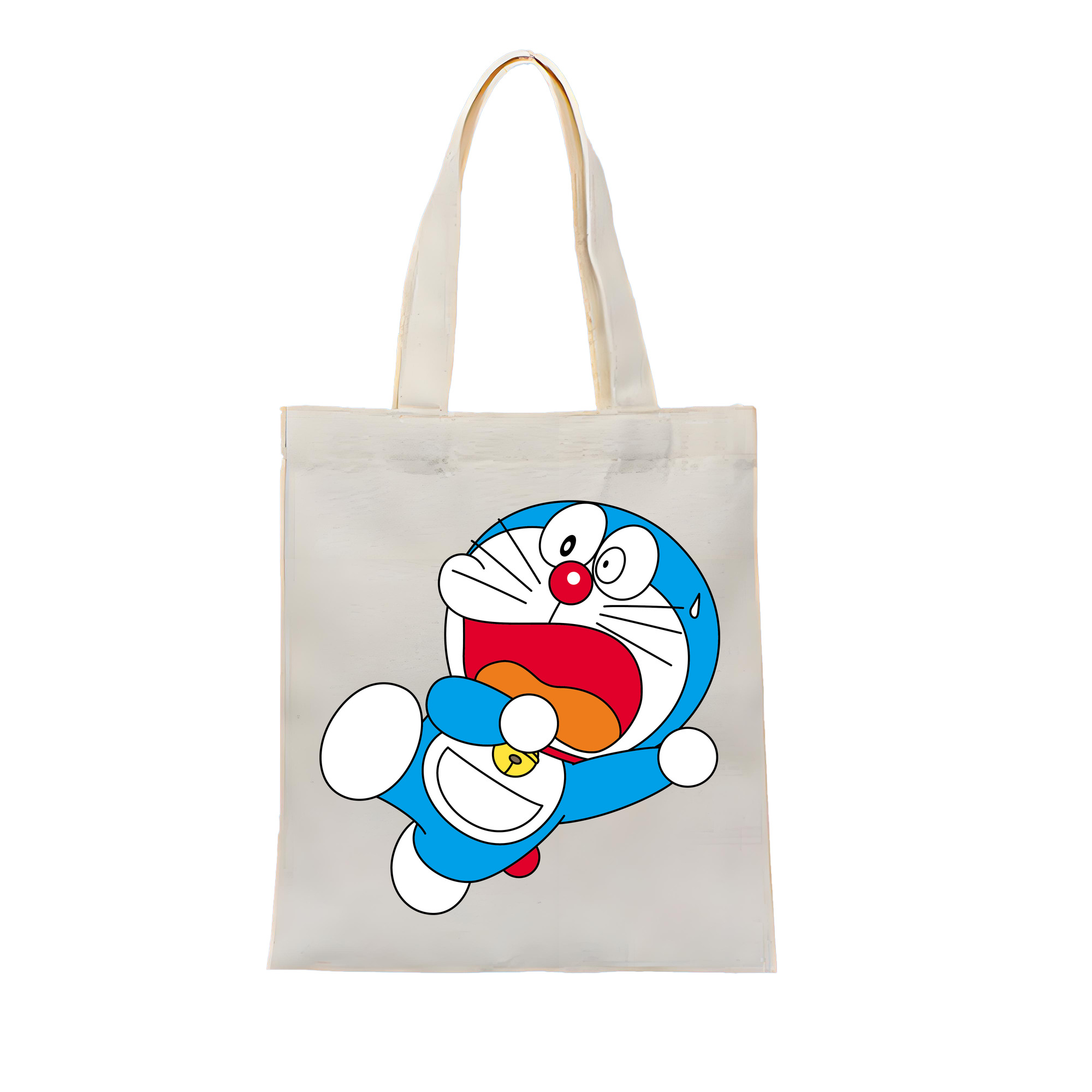 （画像用） ドラえもん Doraemon 縦型キャンバス生地手提げバッグ　トートバッグ
