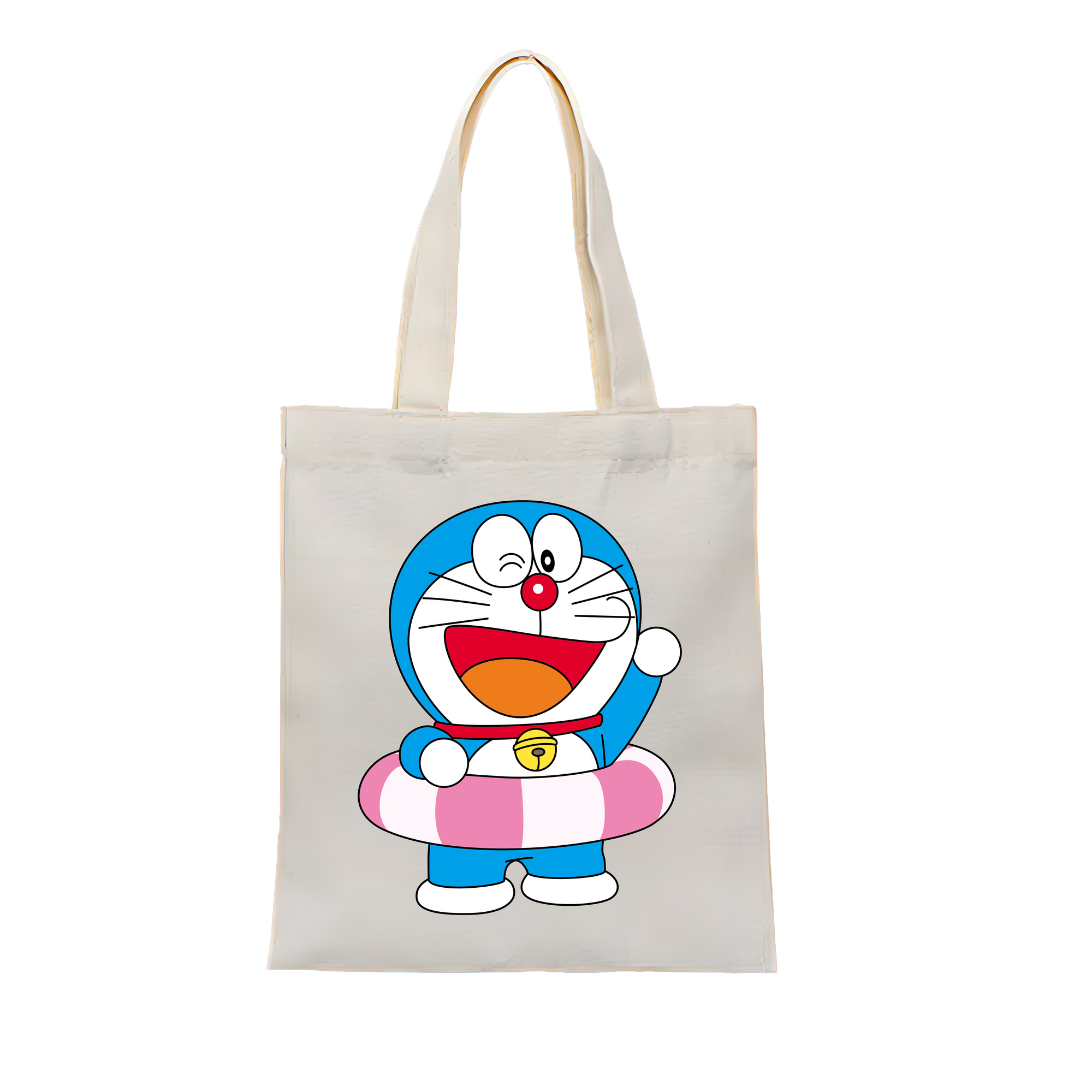 （画像用） ドラえもん Doraemon 縦型キャンバス生地手提げバッグ　トートバッグ