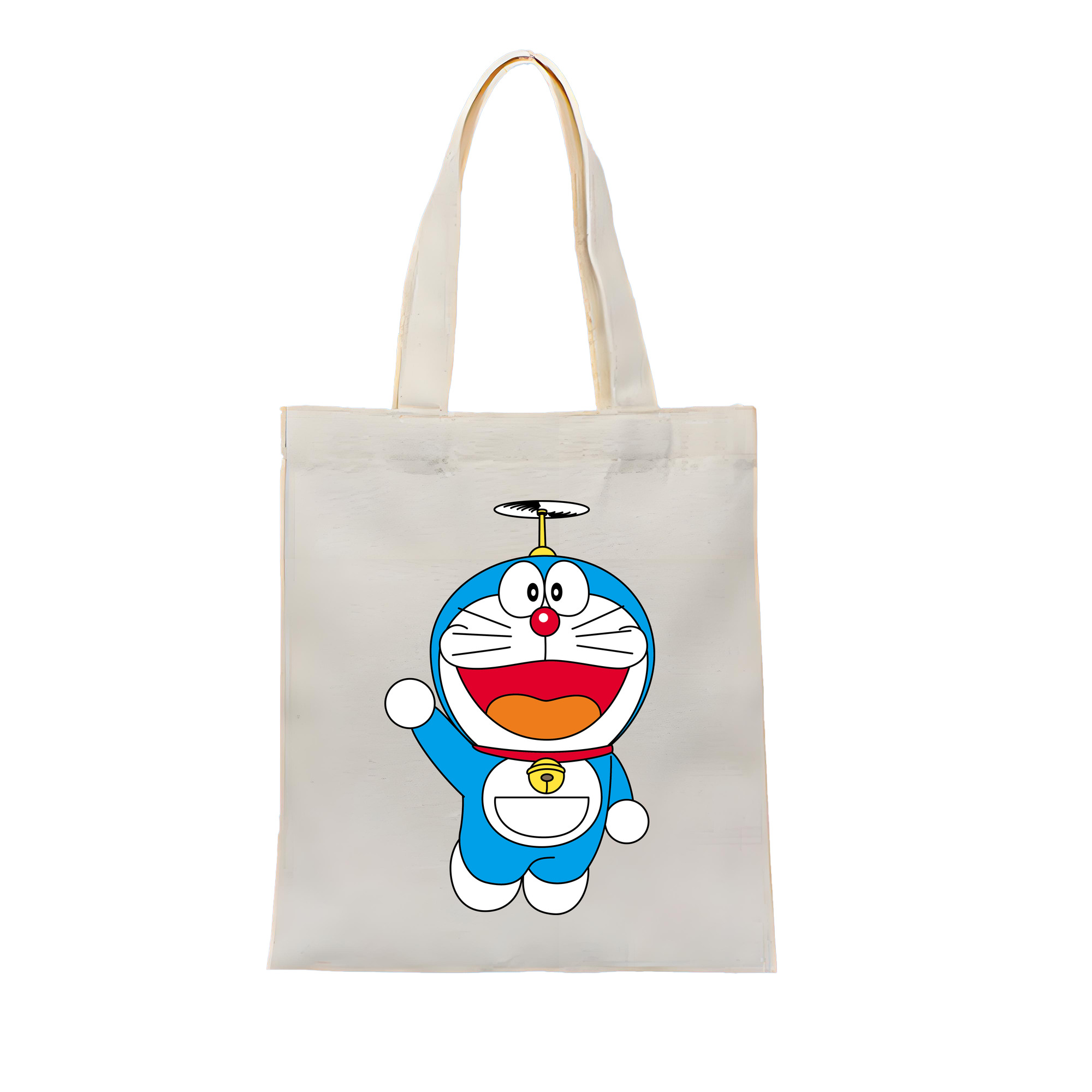 （画像用） ドラえもん Doraemon 縦型キャンバス生地手提げバッグ　トートバッグ
