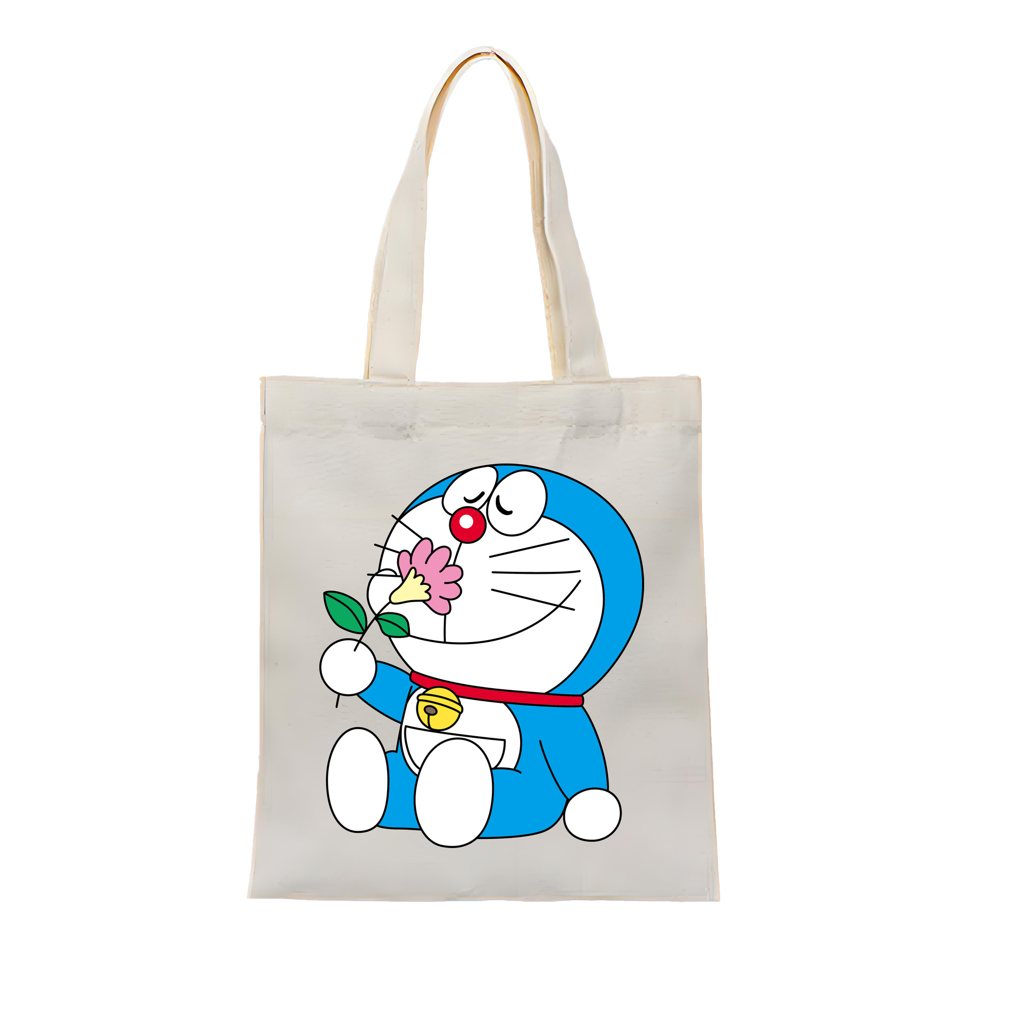 （画像用） ドラえもん Doraemon 縦型キャンバス生地手提げバッグ　トートバッグ