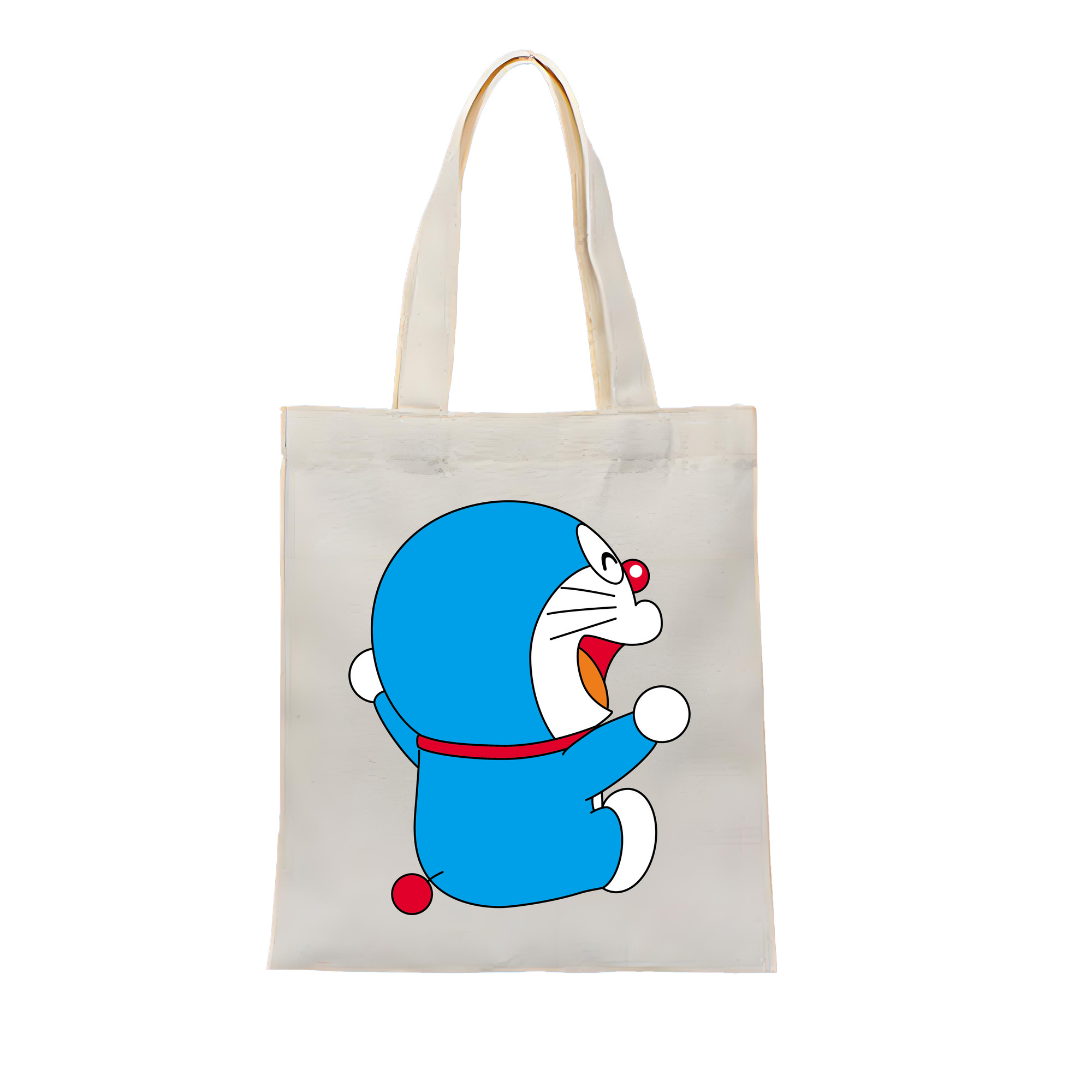 （画像用） ドラえもん Doraemon 縦型キャンバス生地手提げバッグ　トートバッグ