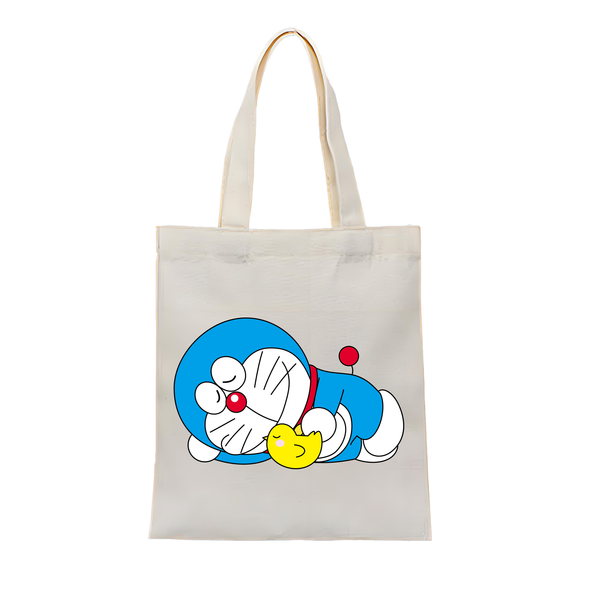 （画像用） ドラえもん Doraemon 縦型キャンバス生地手提げバッグ　トートバッグ