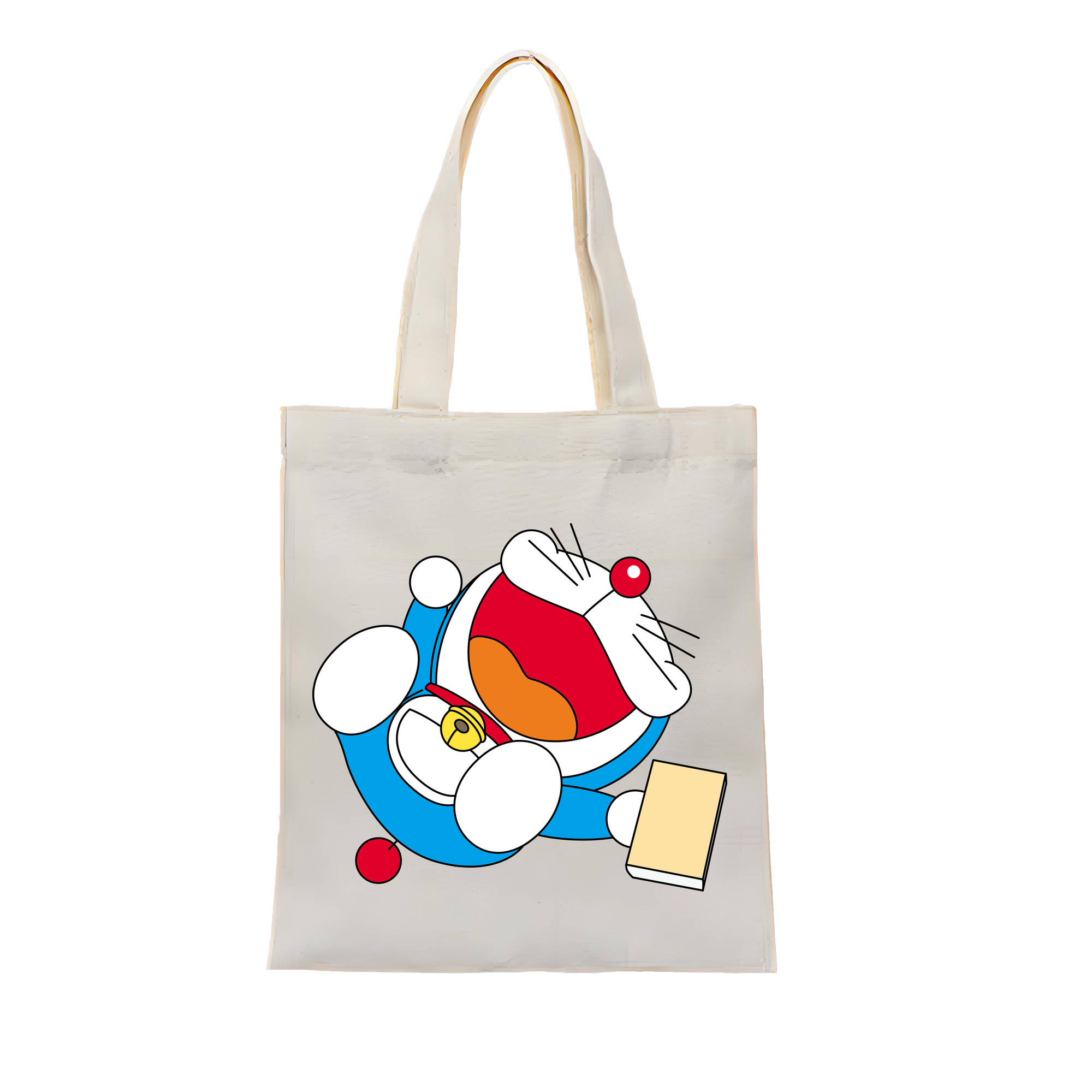 （画像用） ドラえもん Doraemon 縦型キャンバス生地手提げバッグ　トートバッグ