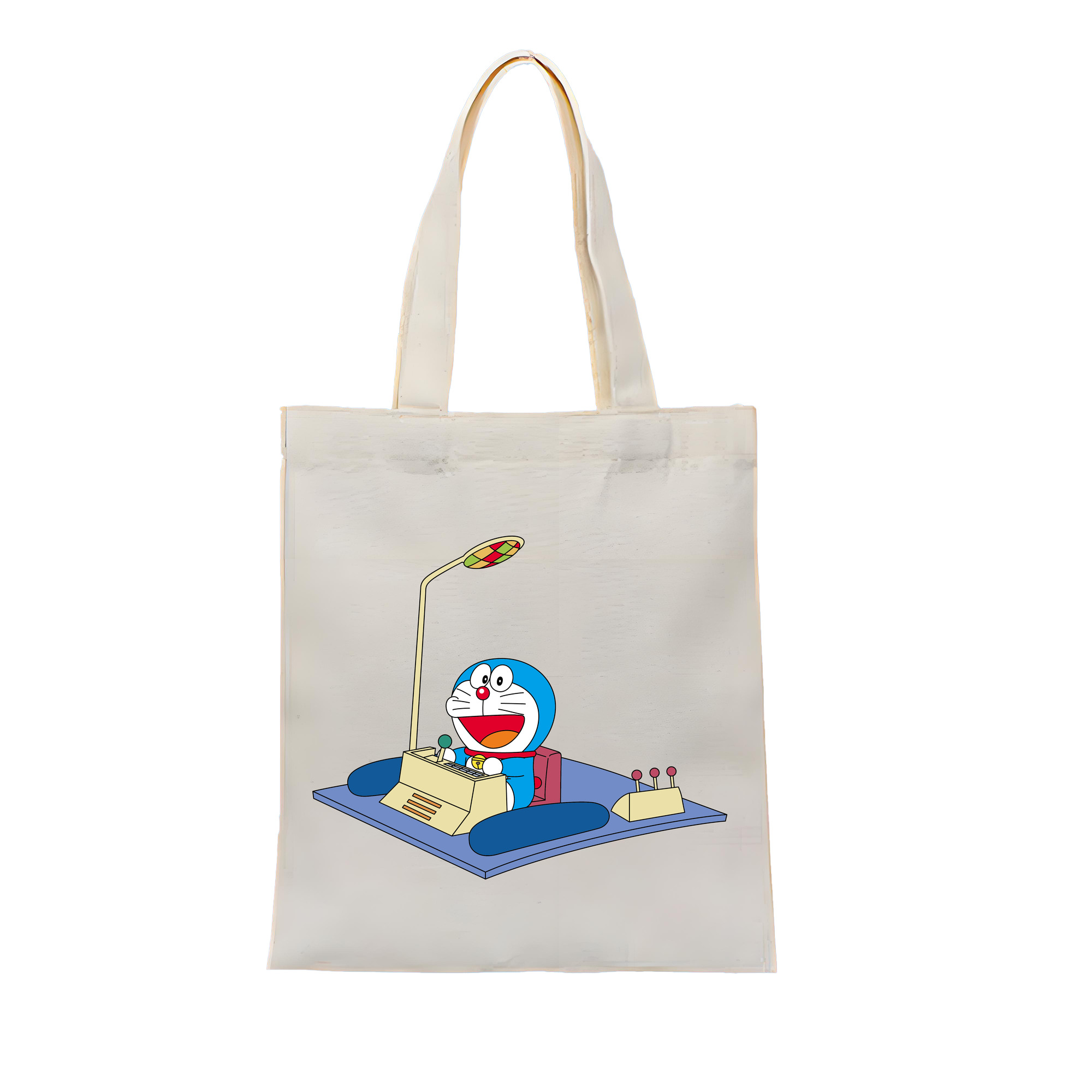 （画像用） ドラえもん Doraemon 縦型キャンバス生地手提げバッグ　トートバッグ