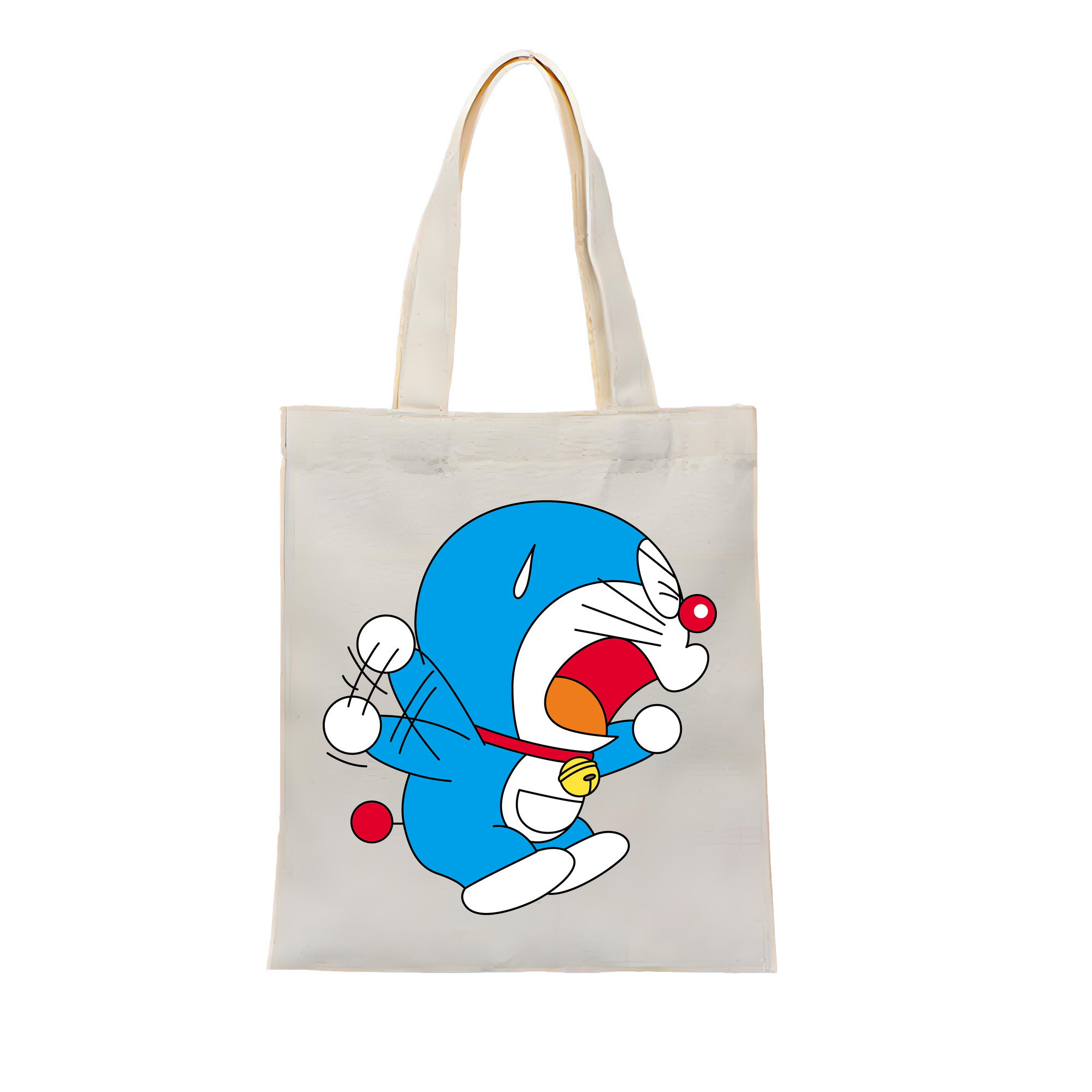 （画像用） ドラえもん Doraemon 縦型キャンバス生地手提げバッグ　トートバッグ