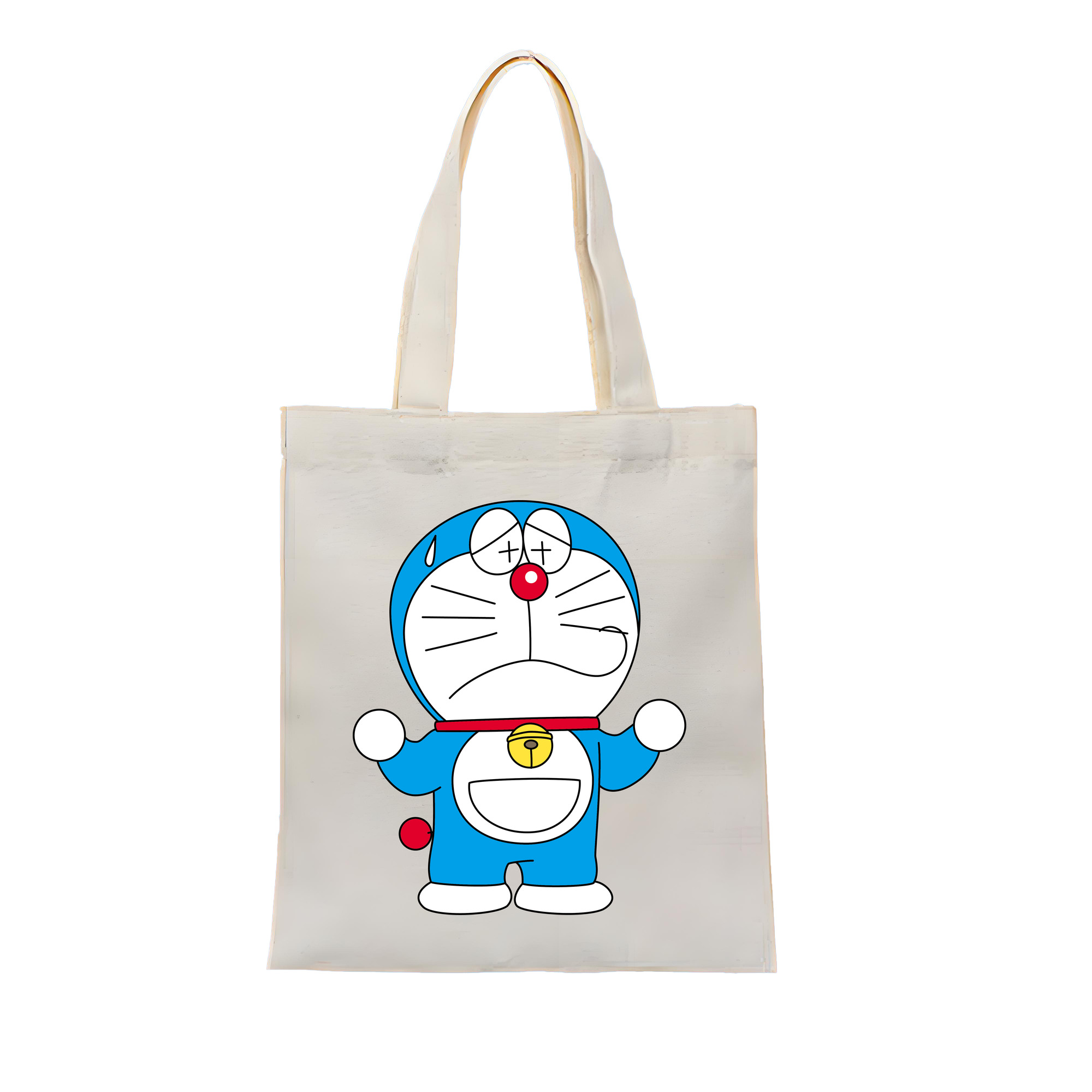 （画像用） ドラえもん Doraemon 縦型キャンバス生地手提げバッグ　トートバッグ