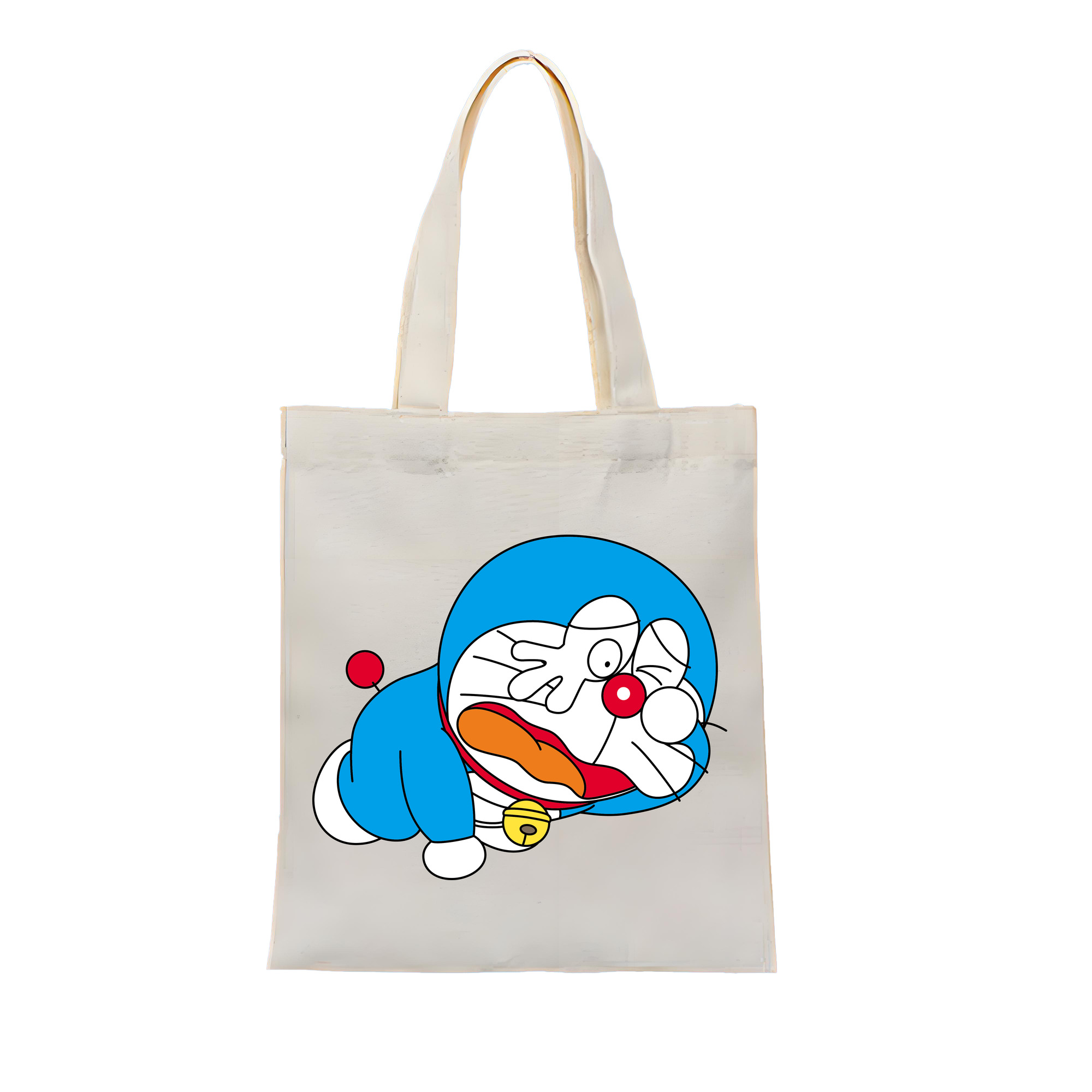 （画像用） ドラえもん Doraemon 縦型キャンバス生地手提げバッグ　トートバッグ