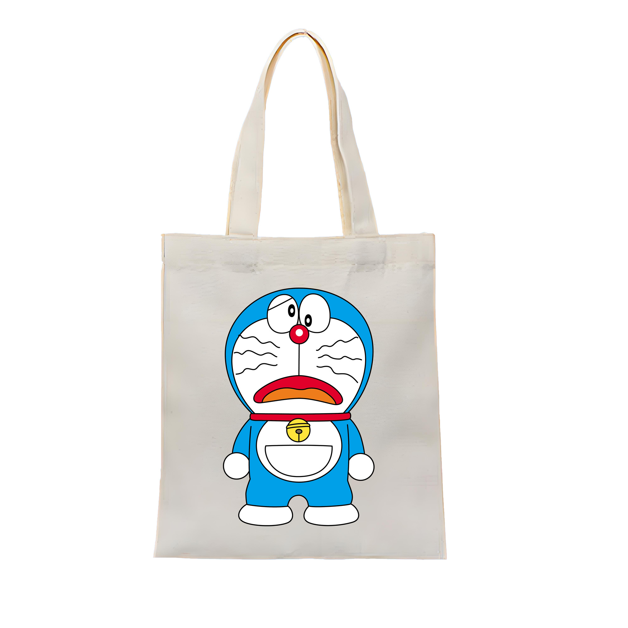 （画像用） ドラえもん Doraemon 縦型キャンバス生地手提げバッグ　トートバッグ