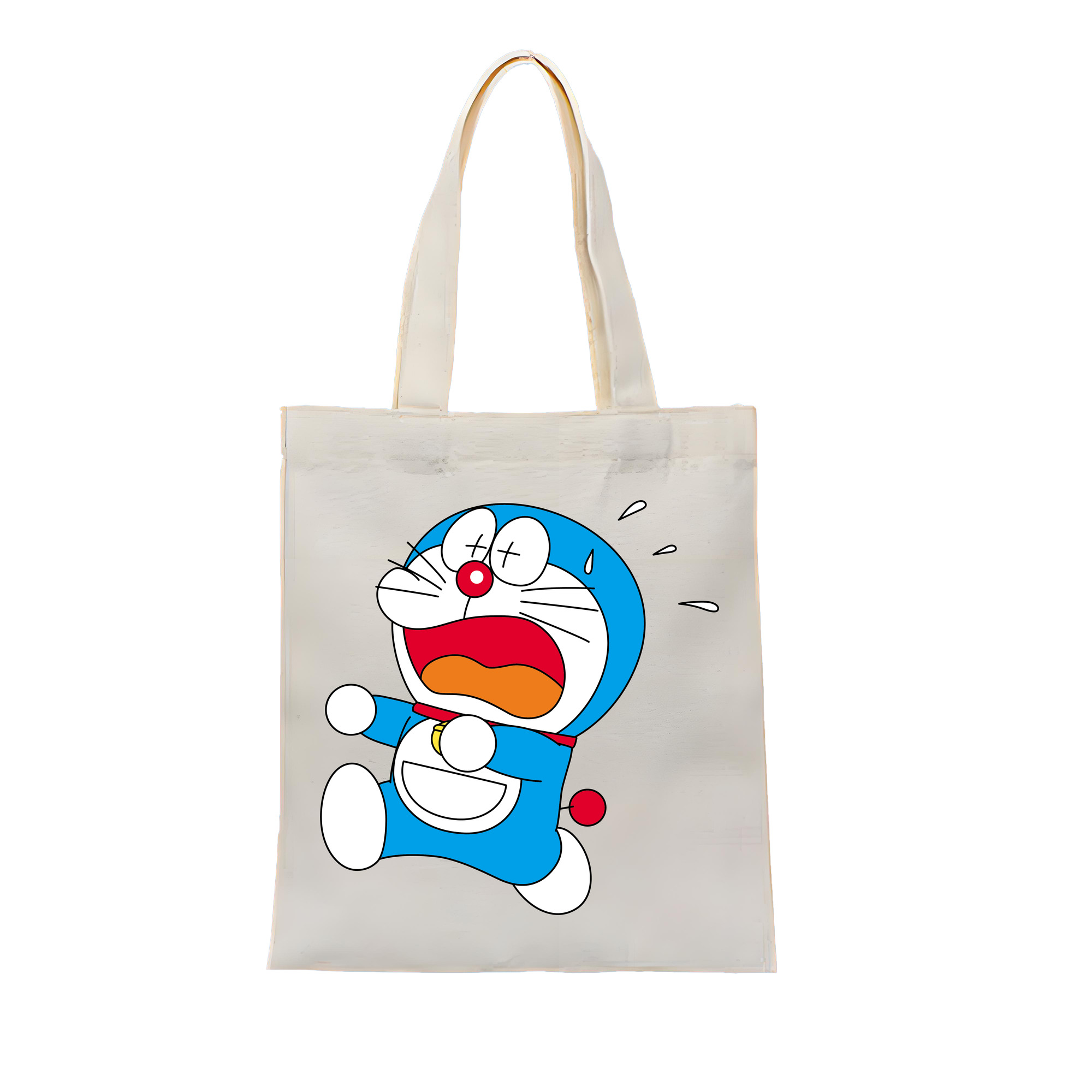 （画像用） ドラえもん Doraemon 縦型キャンバス生地手提げバッグ　トートバッグ