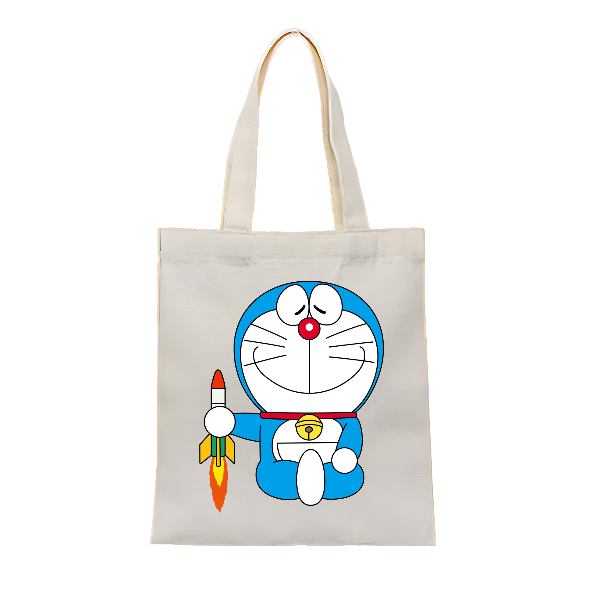 （画像用） ドラえもん Doraemon 縦型キャンバス生地手提げバッグ　トートバッグ
