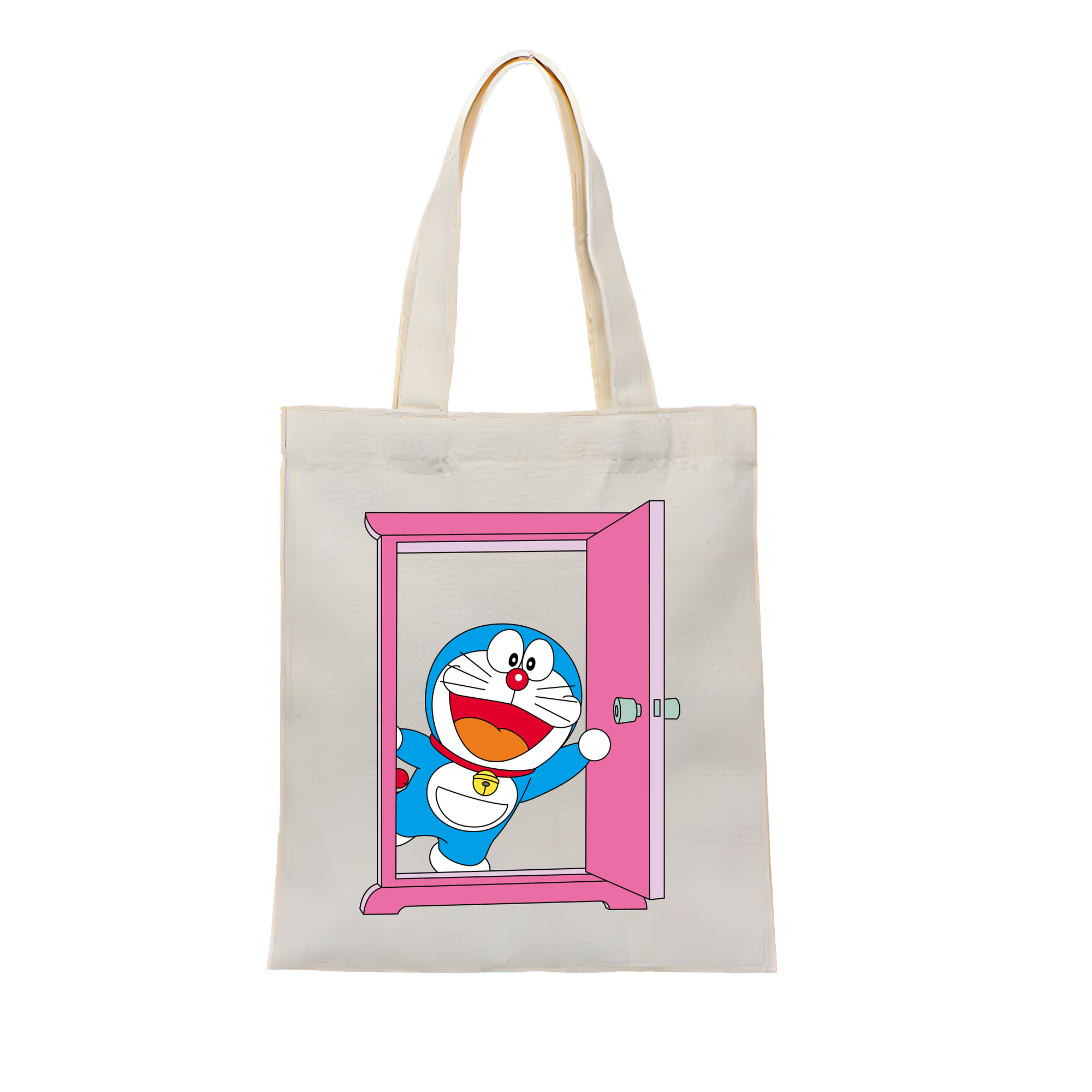 （画像用） ドラえもん Doraemon 縦型キャンバス生地手提げバッグ　トートバッグ