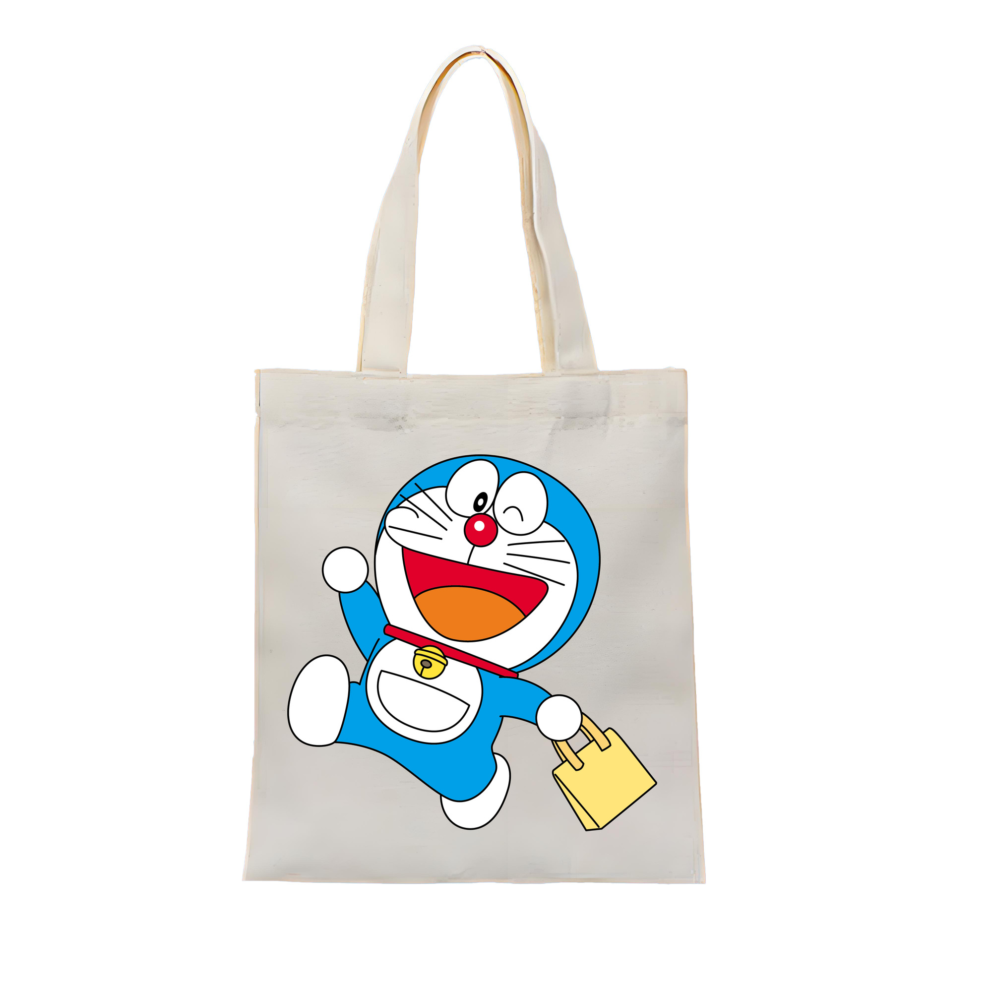 （画像用） ドラえもん Doraemon 縦型キャンバス生地手提げバッグ　トートバッグ