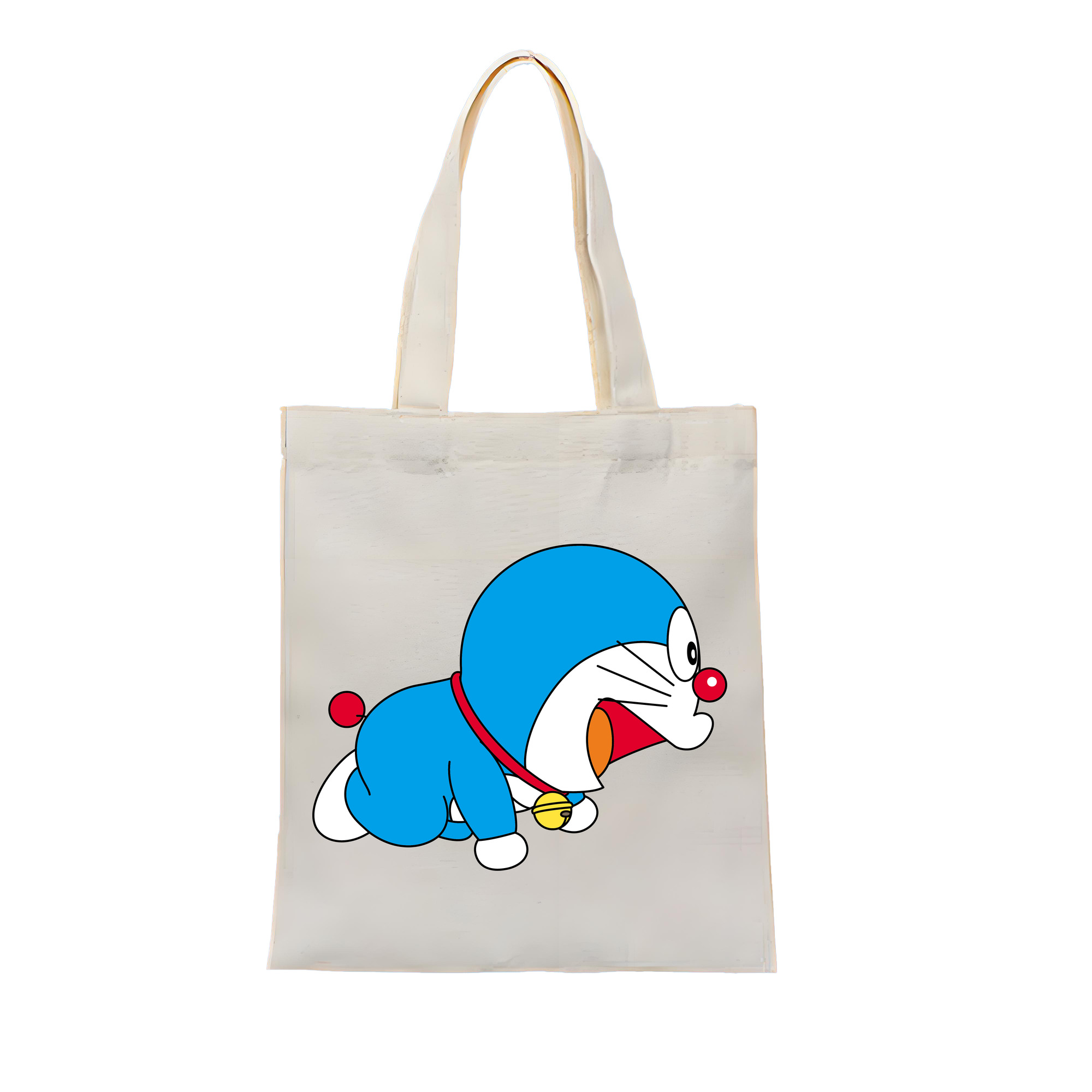 （画像用） ドラえもん Doraemon 縦型キャンバス生地手提げバッグ　トートバッグ