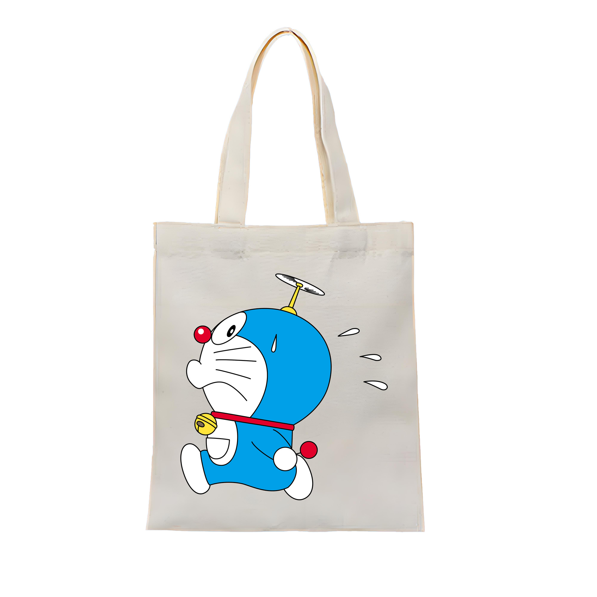 （画像用） ドラえもん Doraemon 縦型キャンバス生地手提げバッグ　トートバッグ