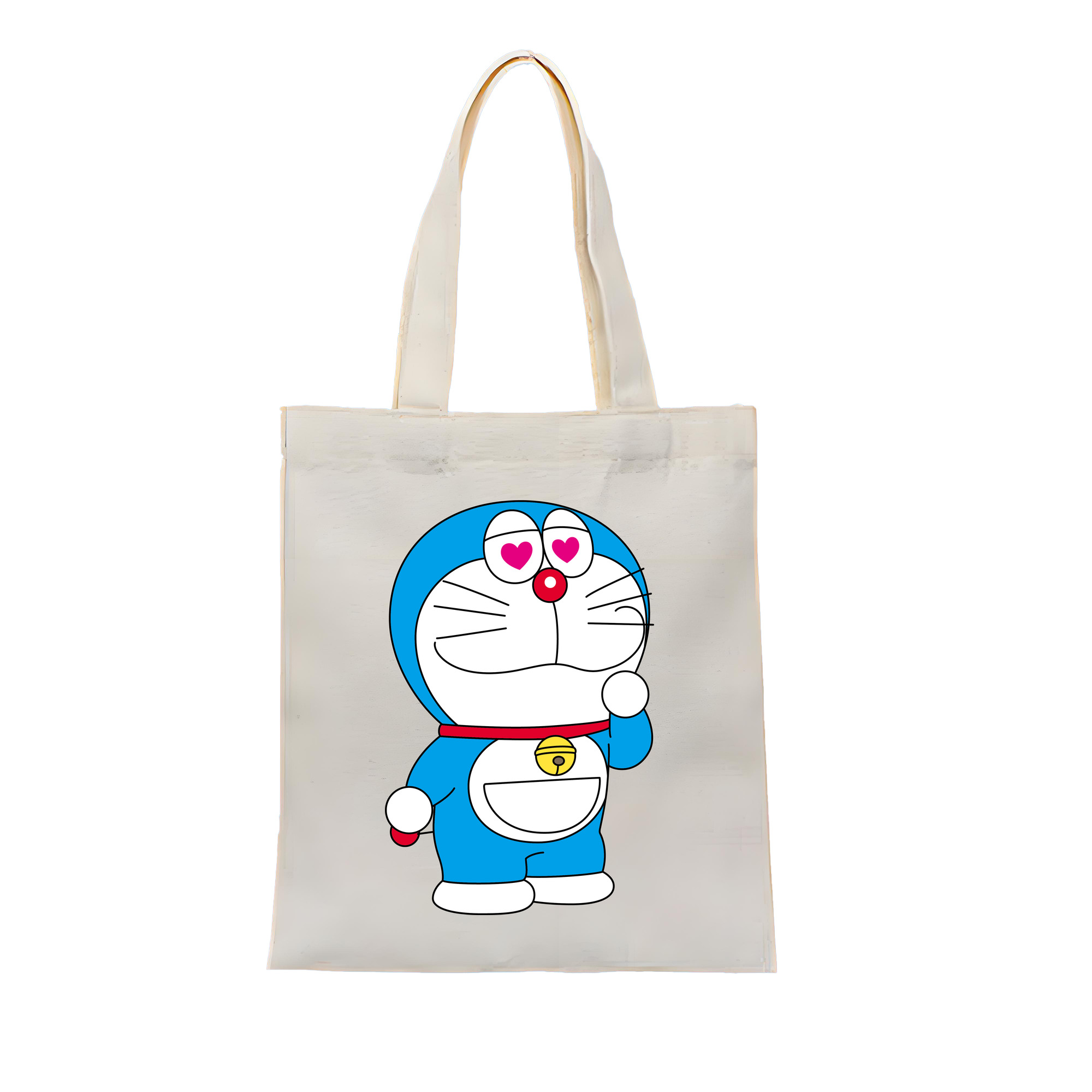 （画像用） ドラえもん Doraemon 縦型キャンバス生地手提げバッグ　トートバッグ