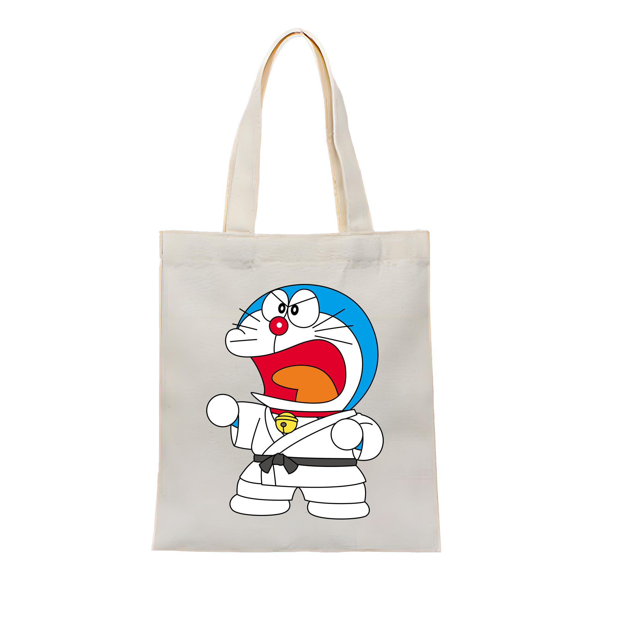 （画像用） ドラえもん Doraemon 縦型キャンバス生地手提げバッグ　トートバッグ