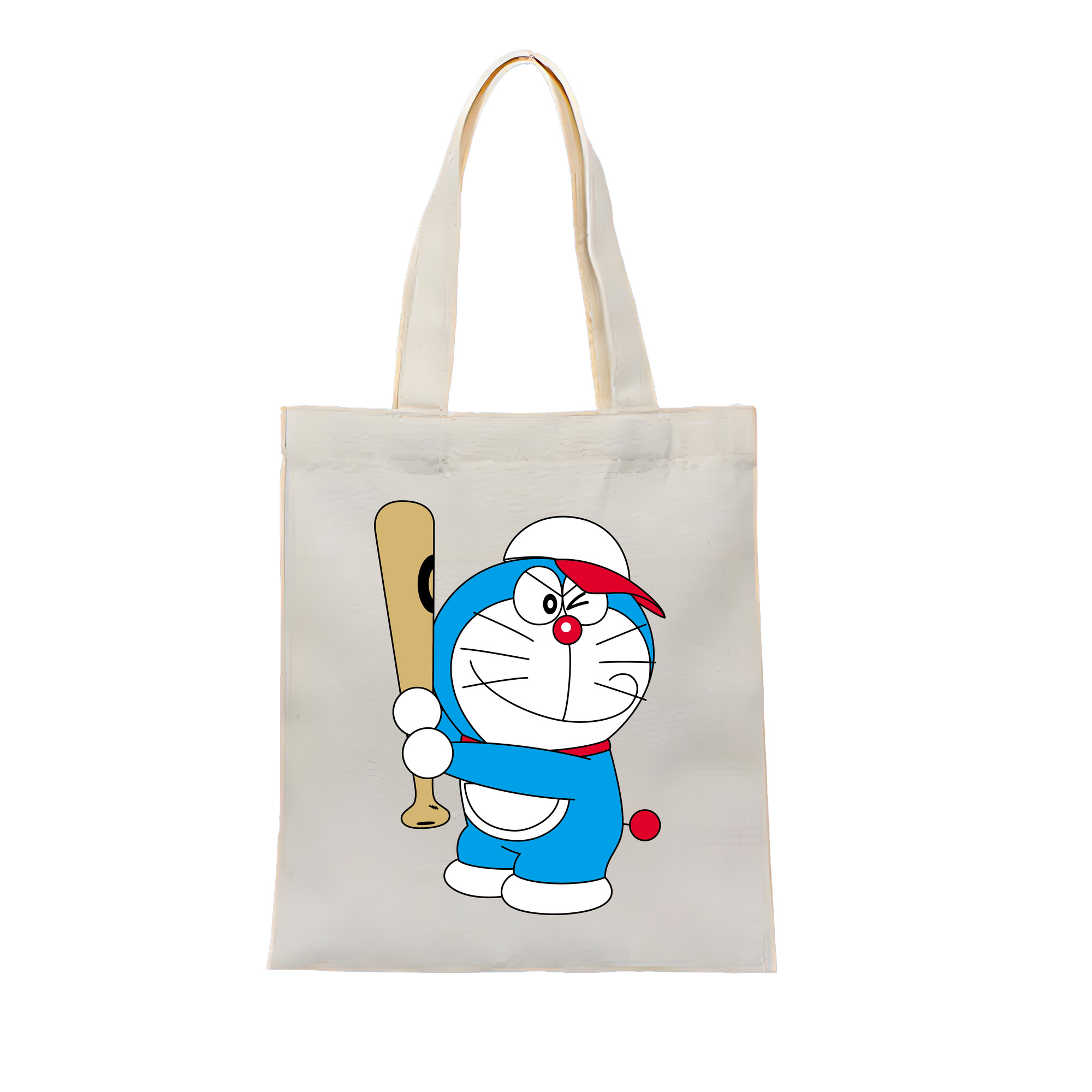 （画像用） ドラえもん Doraemon 縦型キャンバス生地手提げバッグ　トートバッグ