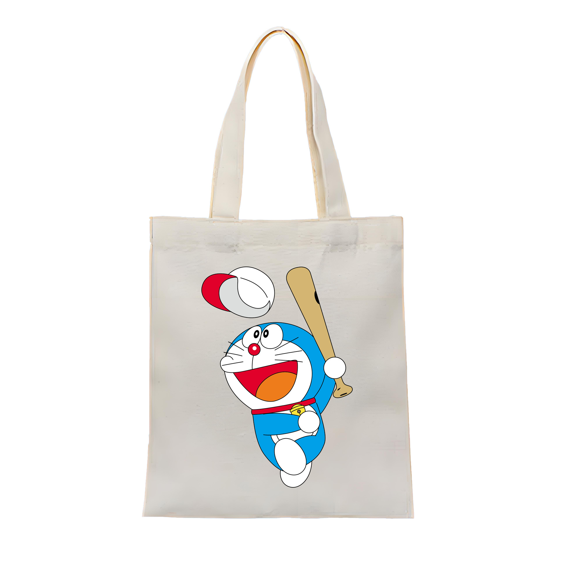 （画像用） ドラえもん Doraemon 縦型キャンバス生地手提げバッグ　トートバッグ