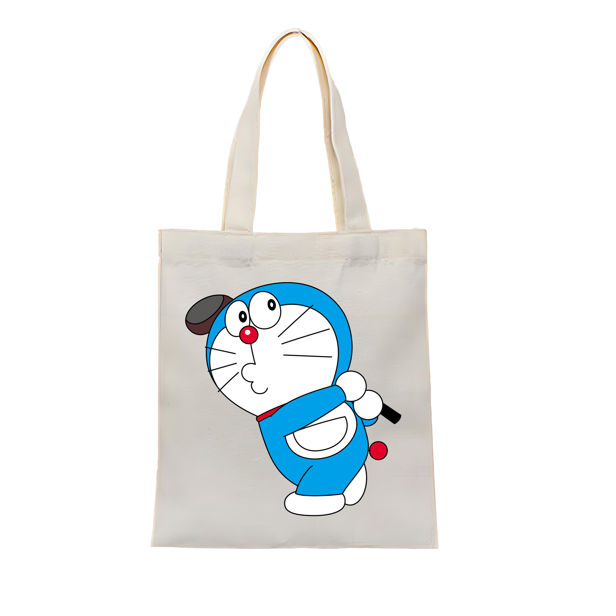 （画像用） ドラえもん Doraemon 縦型キャンバス生地手提げバッグ　トートバッグ