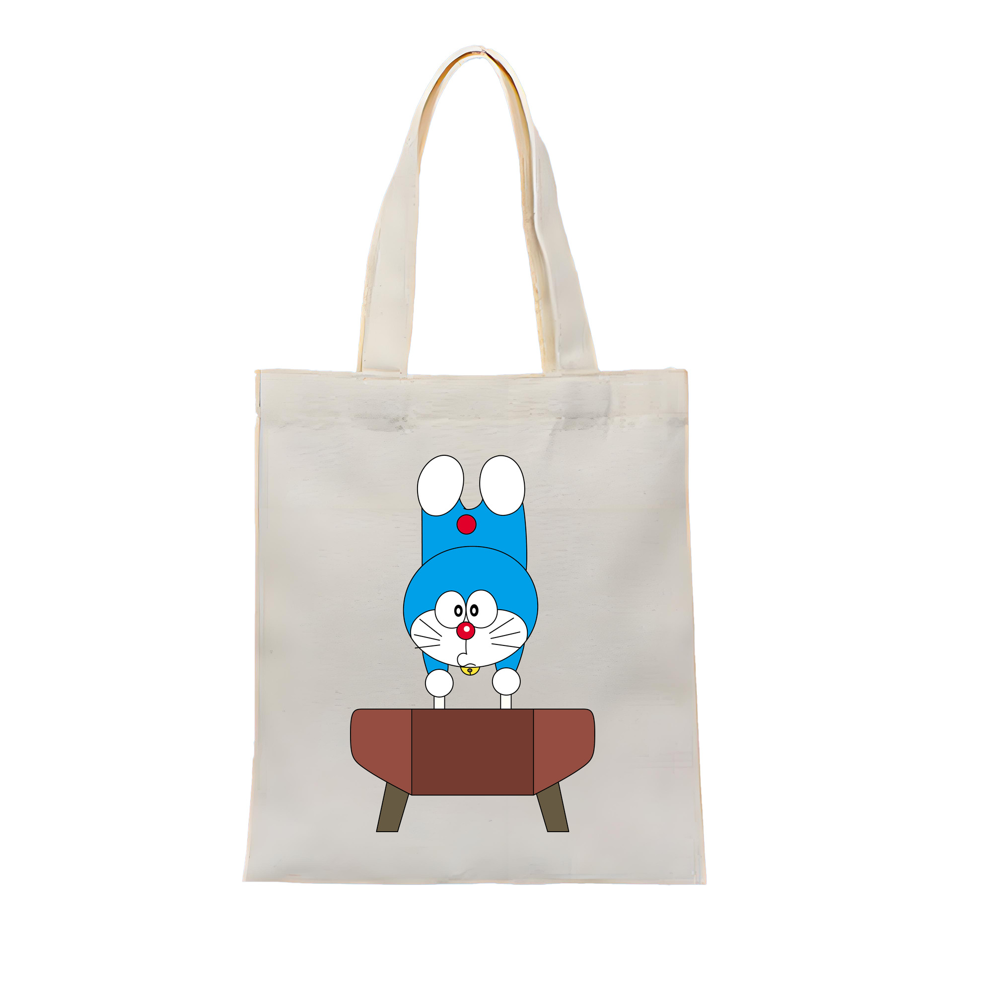 （画像用） ドラえもん Doraemon 縦型キャンバス生地手提げバッグ　トートバッグ