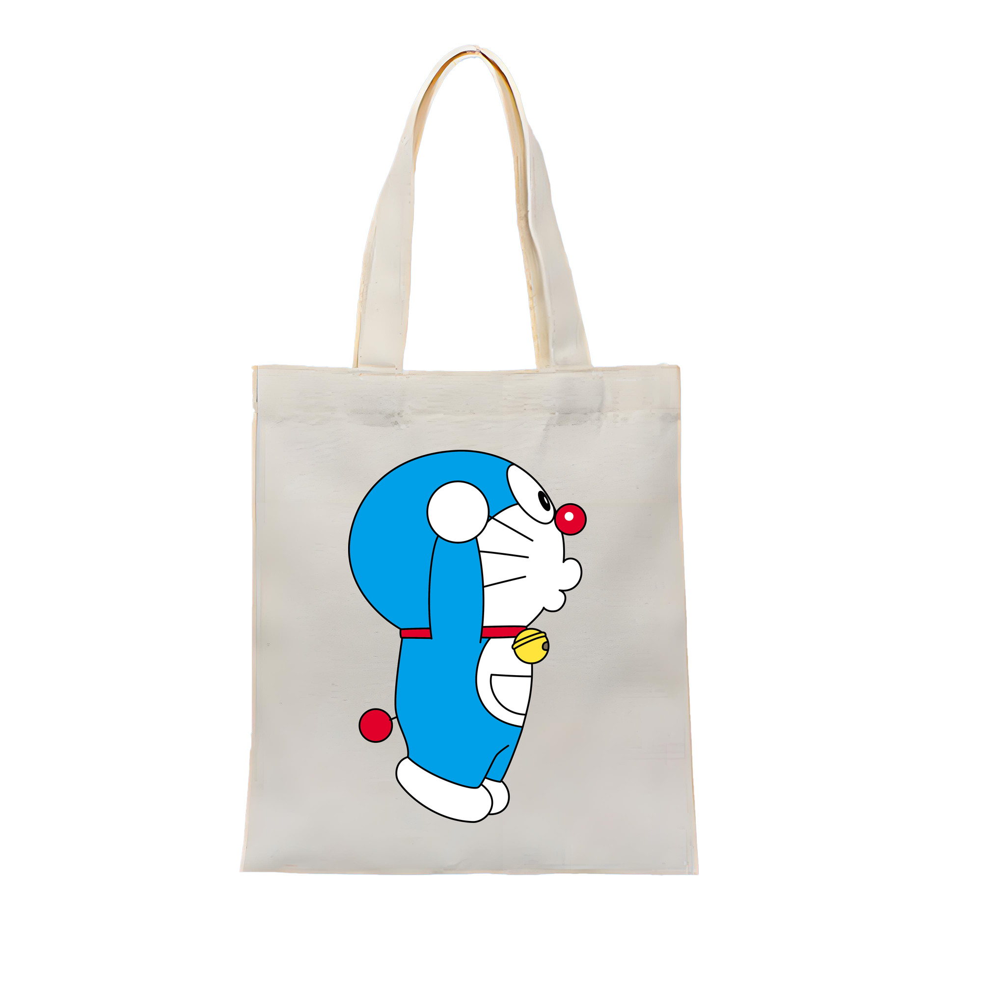（画像用） ドラえもん Doraemon 縦型キャンバス生地手提げバッグ　トートバッグ