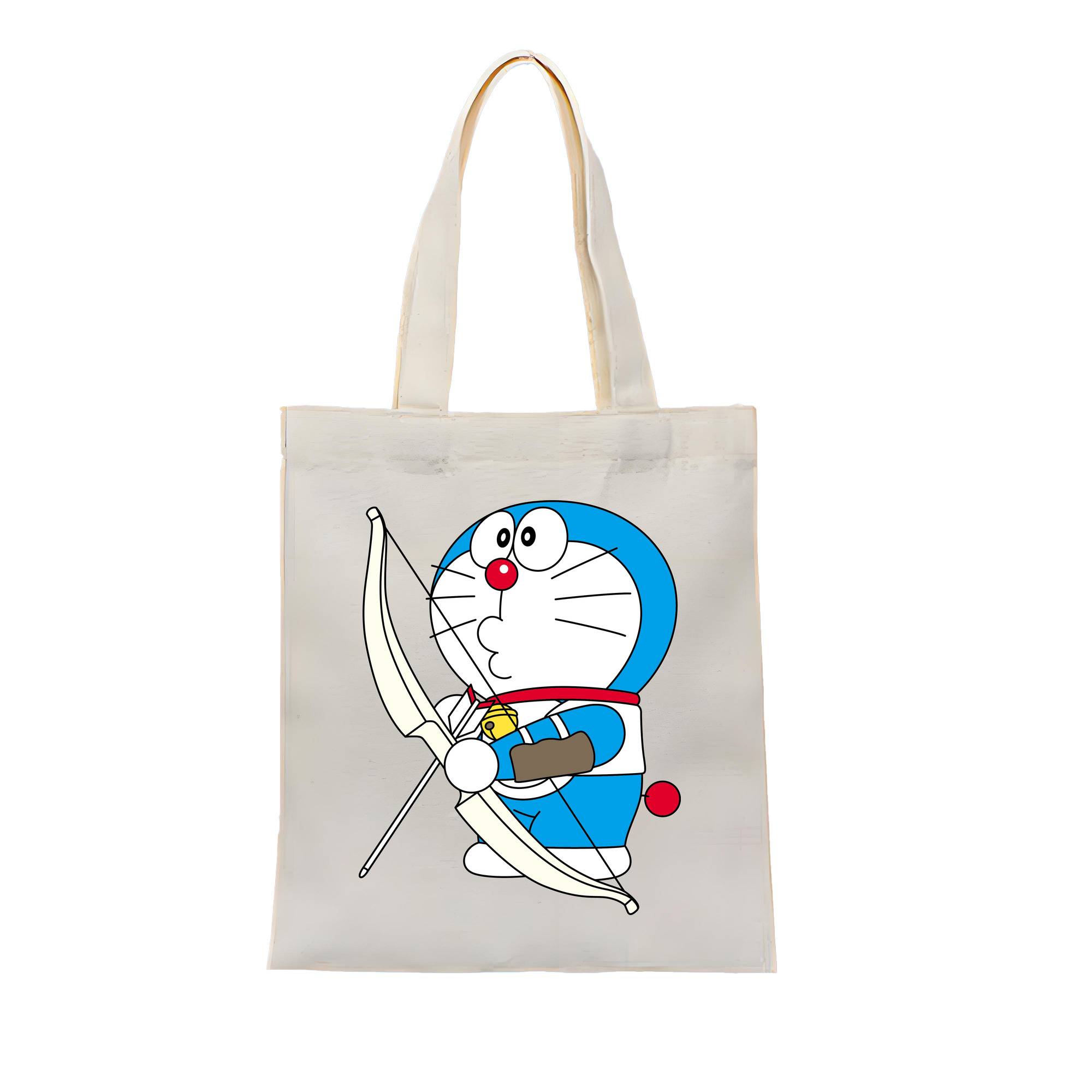 （画像用） ドラえもん Doraemon 縦型キャンバス生地手提げバッグ　トートバッグ
