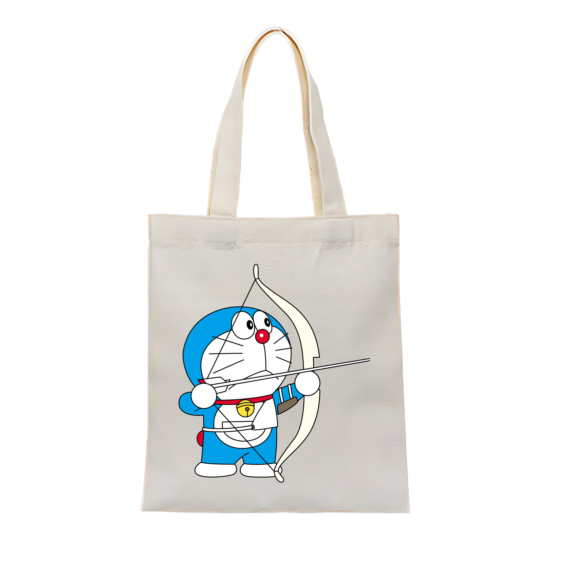 （画像用） ドラえもん Doraemon 縦型キャンバス生地手提げバッグ　トートバッグ